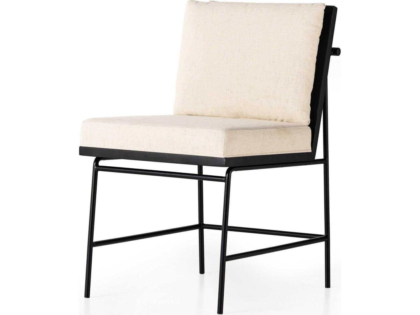 Luxecor Globetrotter Crete Solid Wood Beige Upholstered Side Dining ...