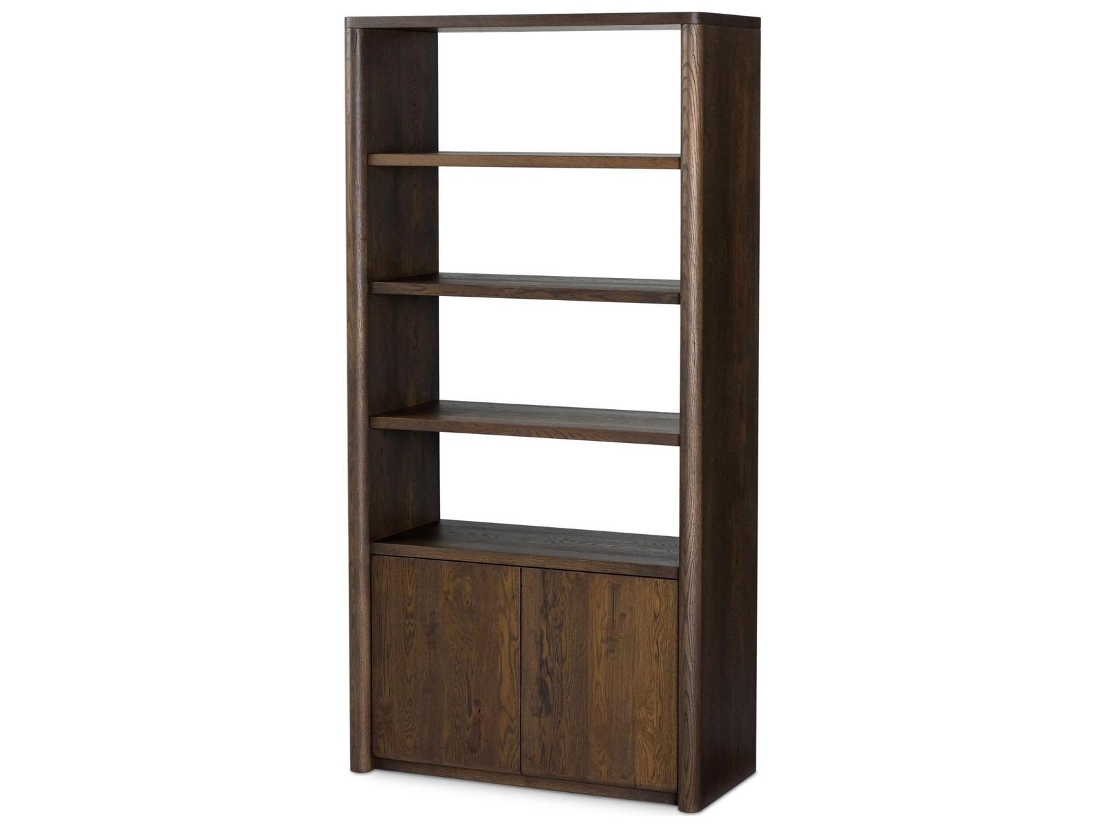 Four Hands Bristol Tobacco Oak Bookcase