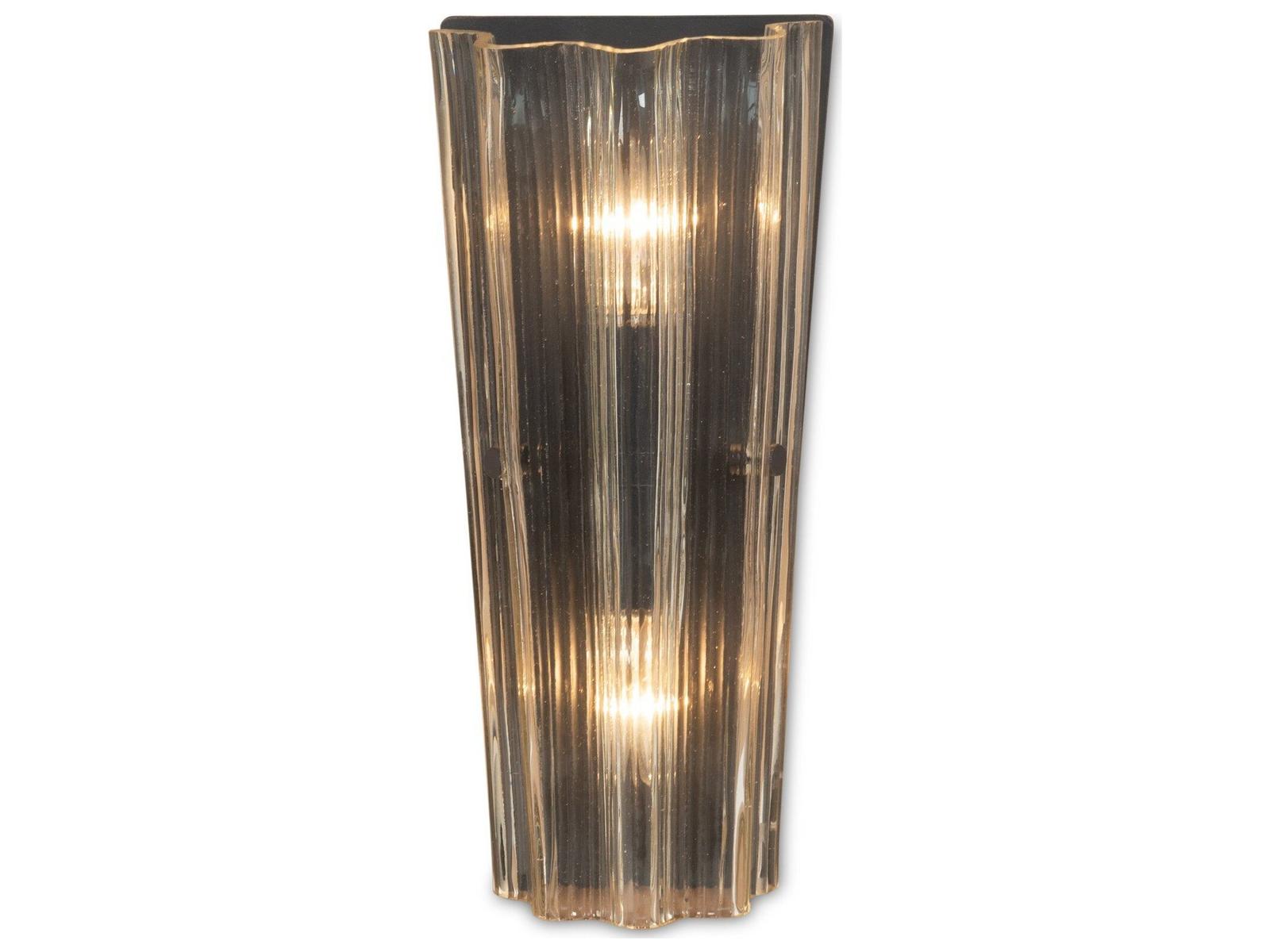 Four Hands Hutton Scalloped Glass Wall Sconce