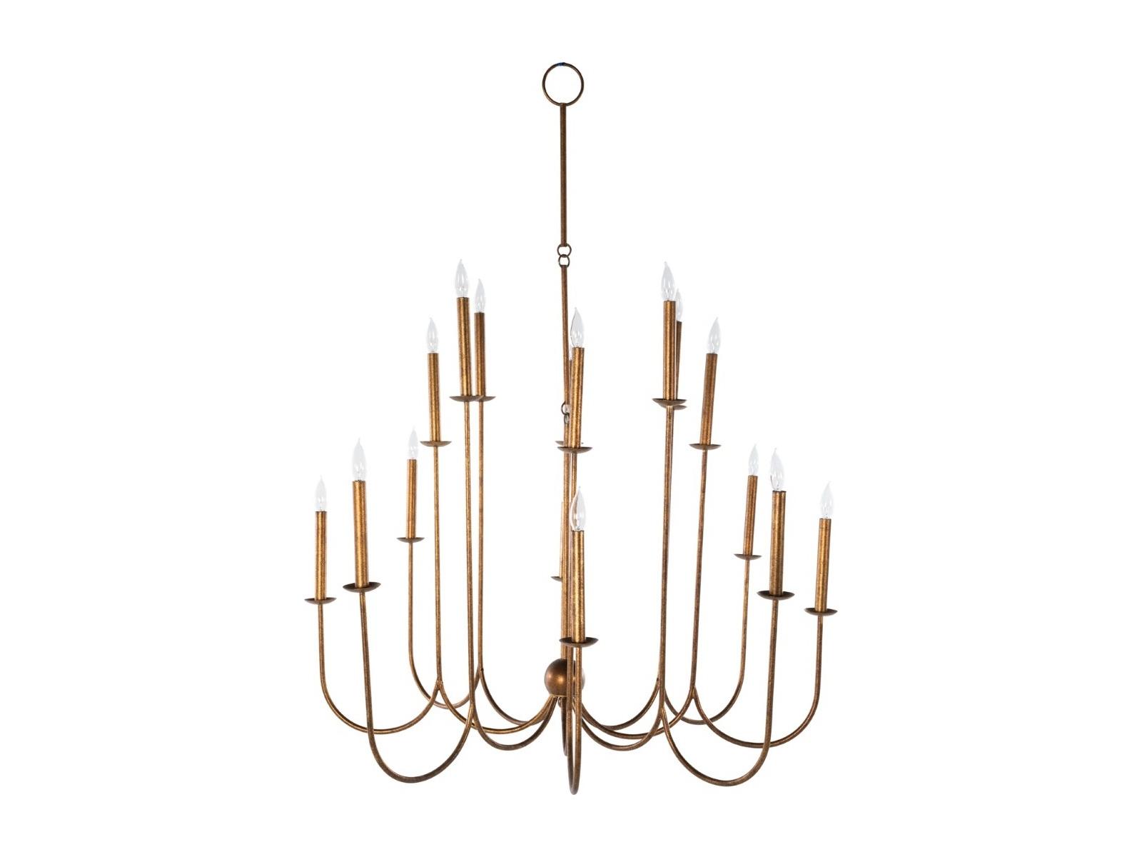 Gabby Snow 16-Light Ashwell Gold Candelabra Chandelier