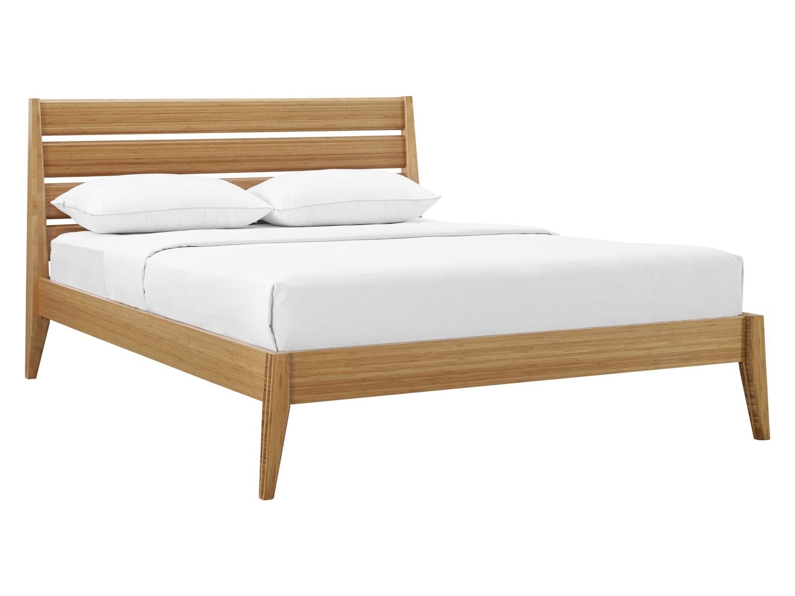 Greenington Sienna Caramelized Brown Bamboo Wood Queen Platform Bed