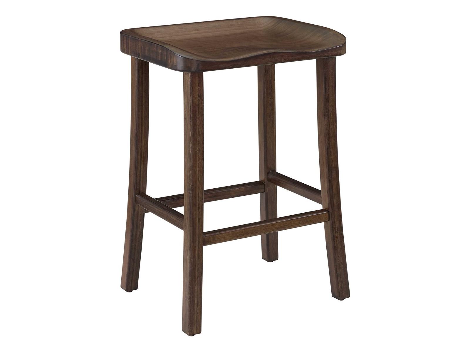 Greenington Tulip Bamboo Wood Black Walnut Counter Stool