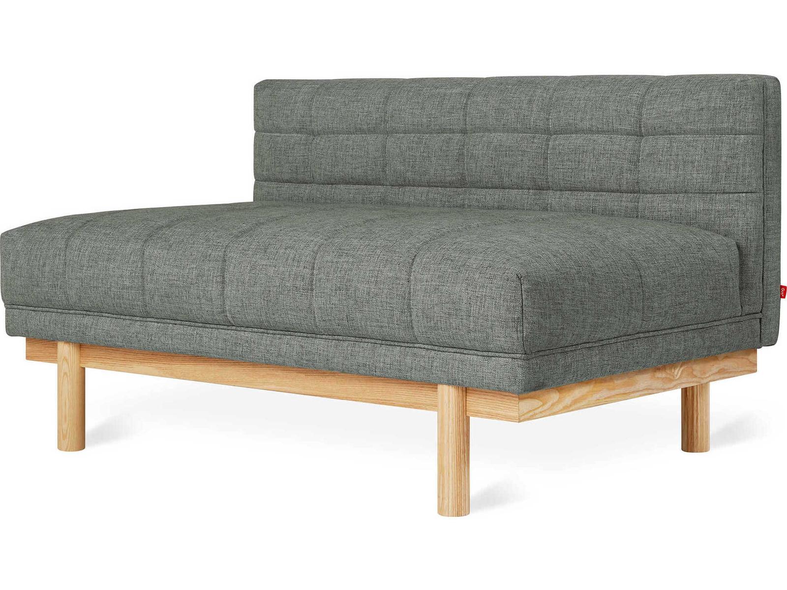Gus* Modern Mulholland Brown Fabric Tufted Chair and a Half