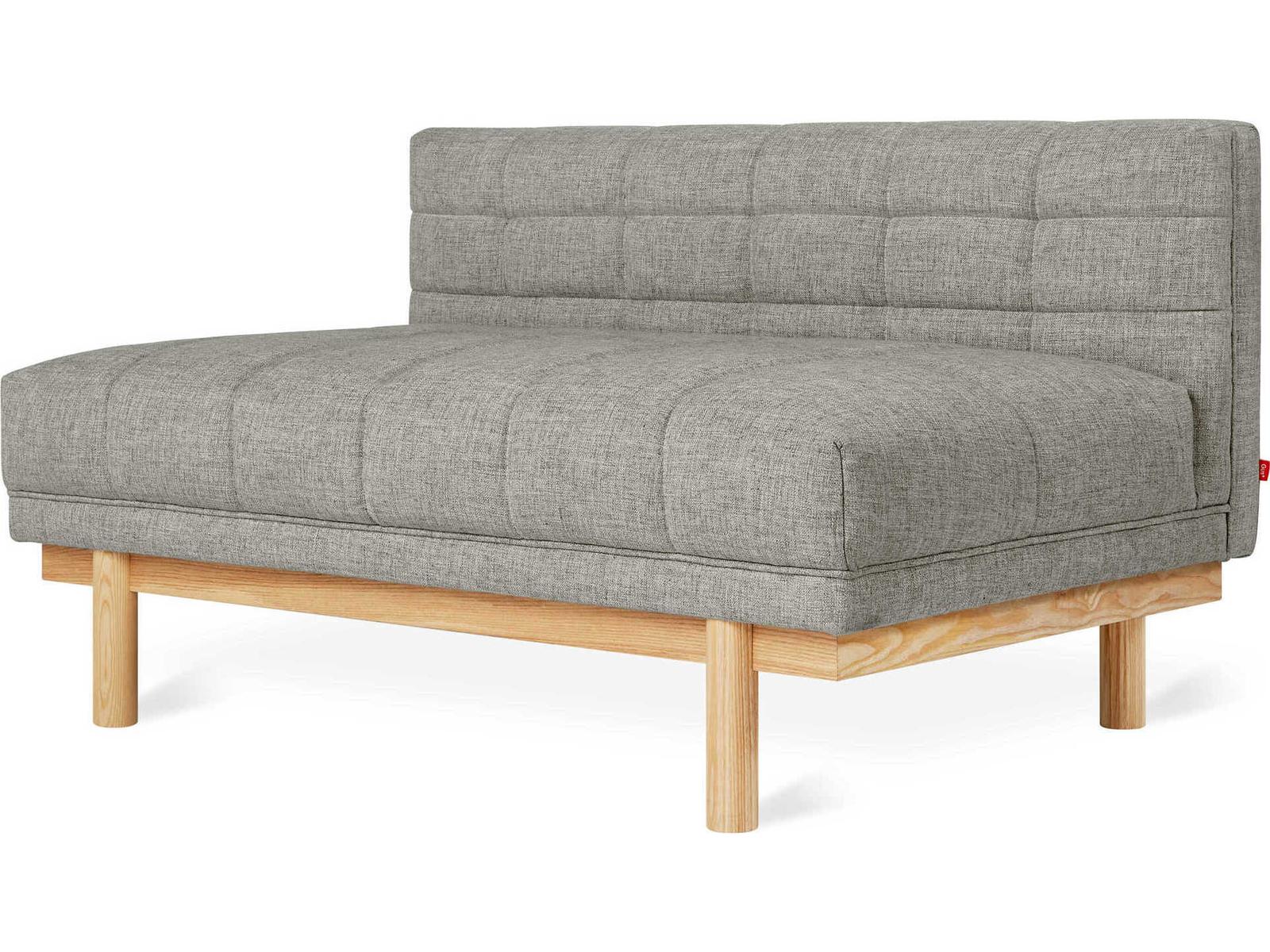 Gus* Modern Mulholland Brown Fabric Tufted Chair and a Half