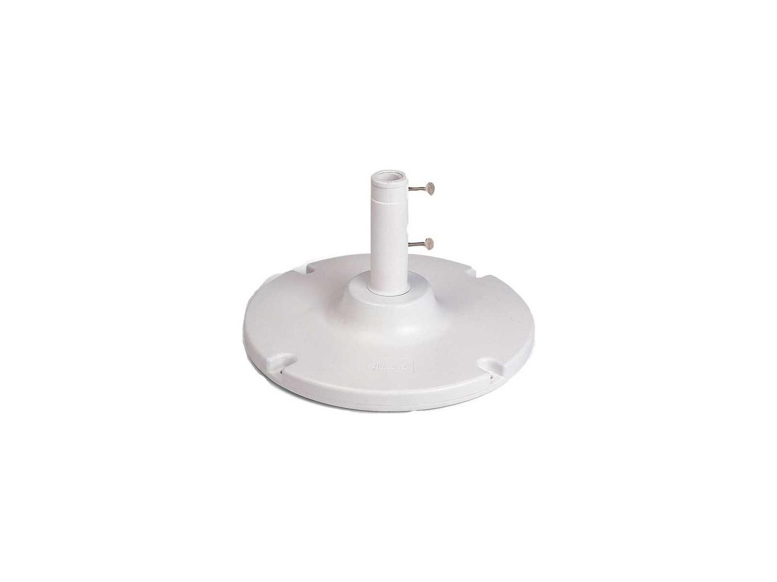 Grosfillex Resin White Y-Leg and Lateral Umbrella Base