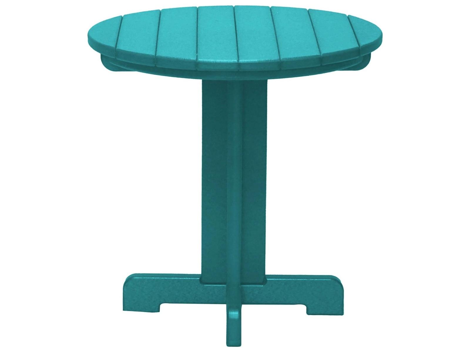 Grosfillex Polypropylene Round End Table