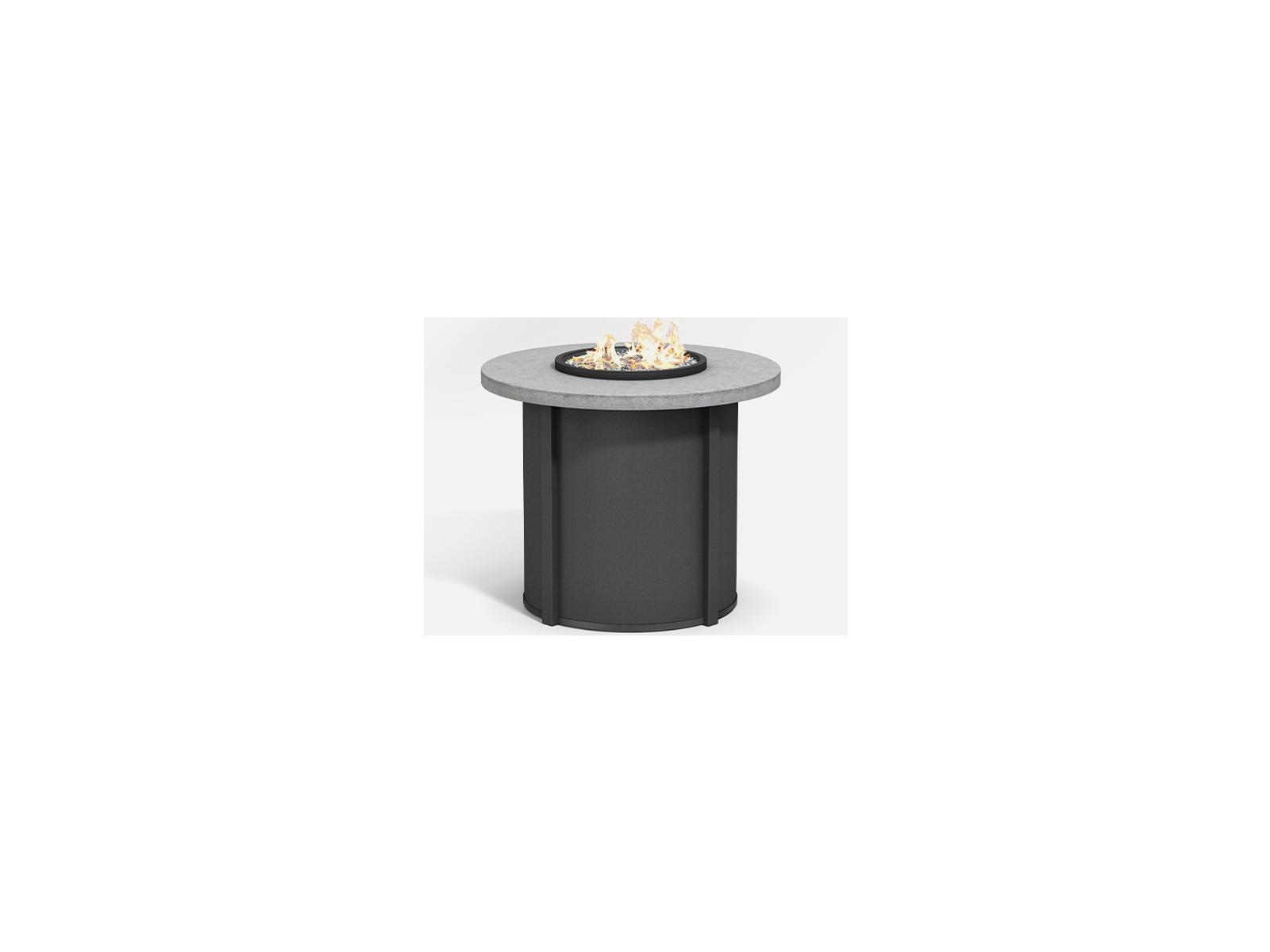 Homecrest Aluminum Round Counter Fire Pit Table Base