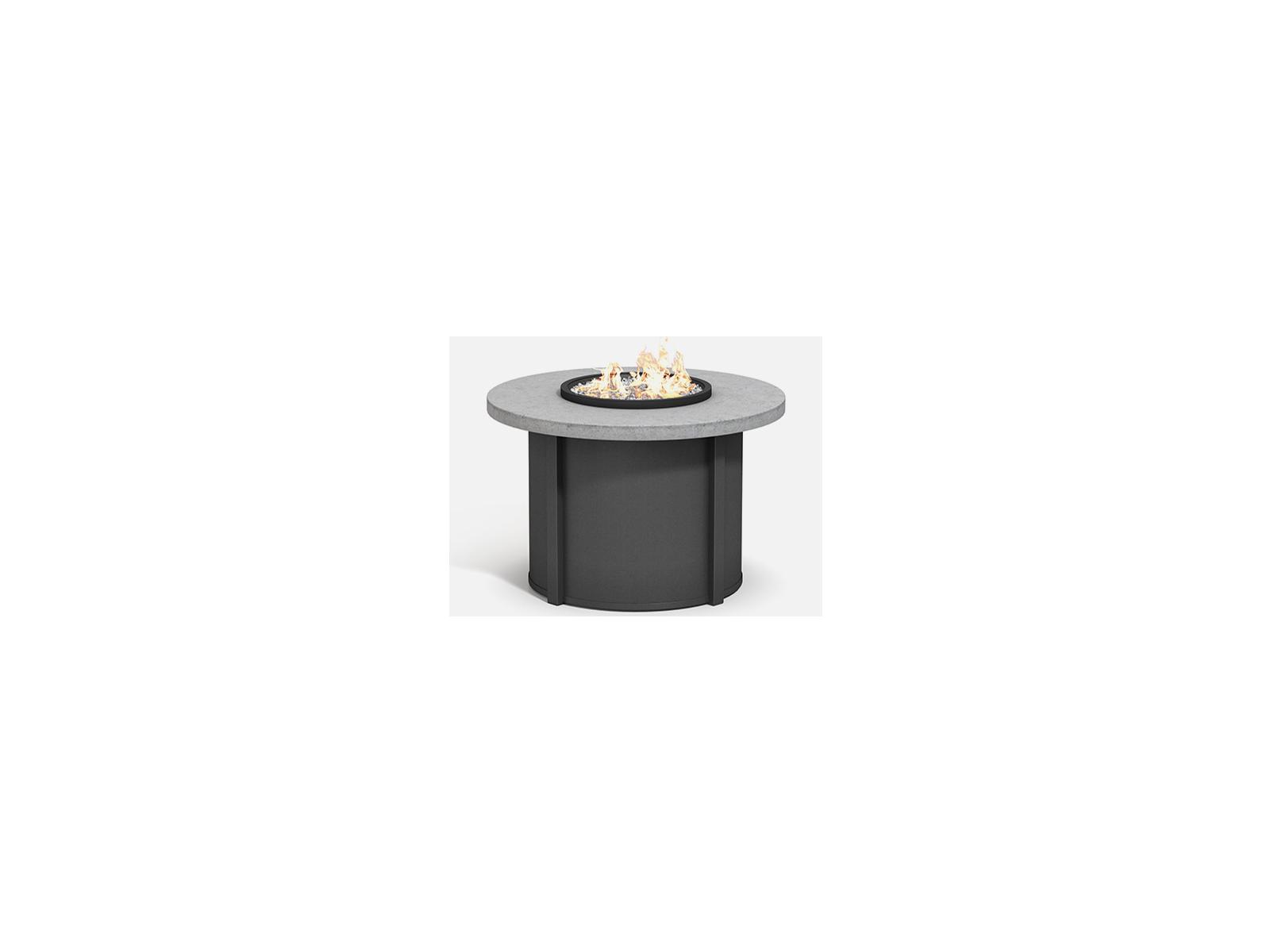 Homecrest Aluminum Round Dining Fire Pit Table Base