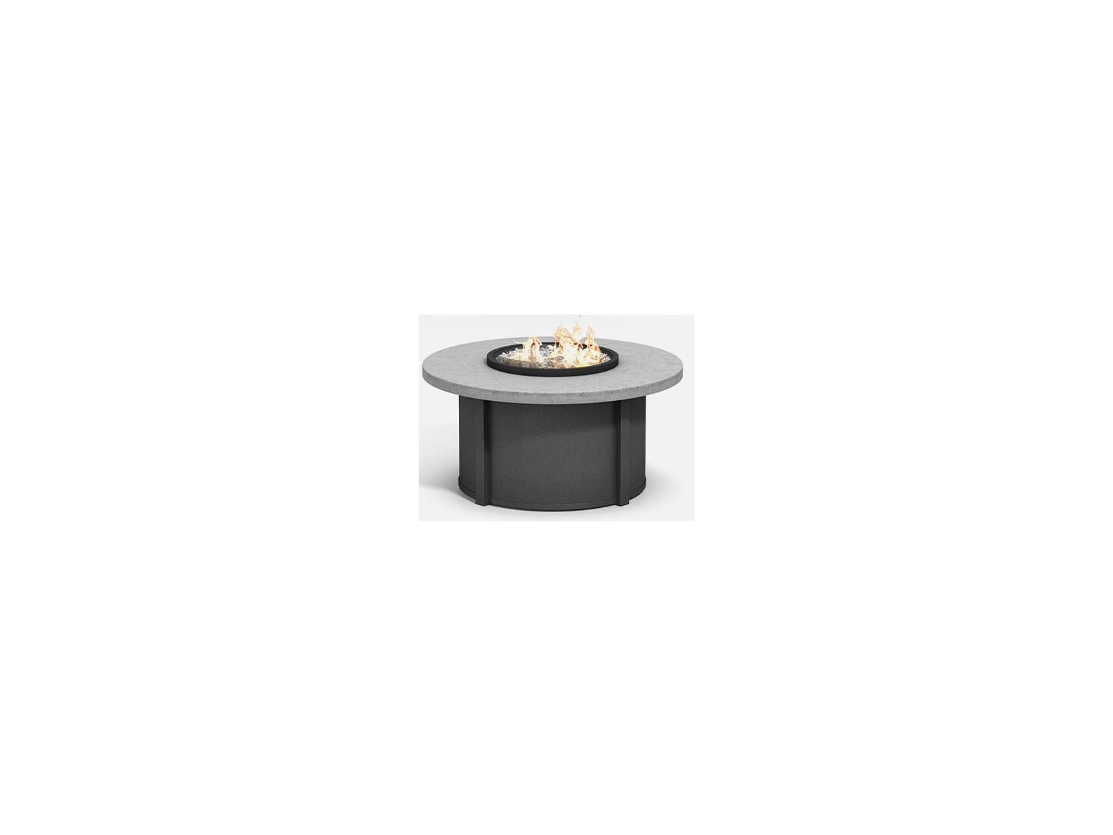 Homecrest Aluminum Round Lounge Fire Pit Table Base