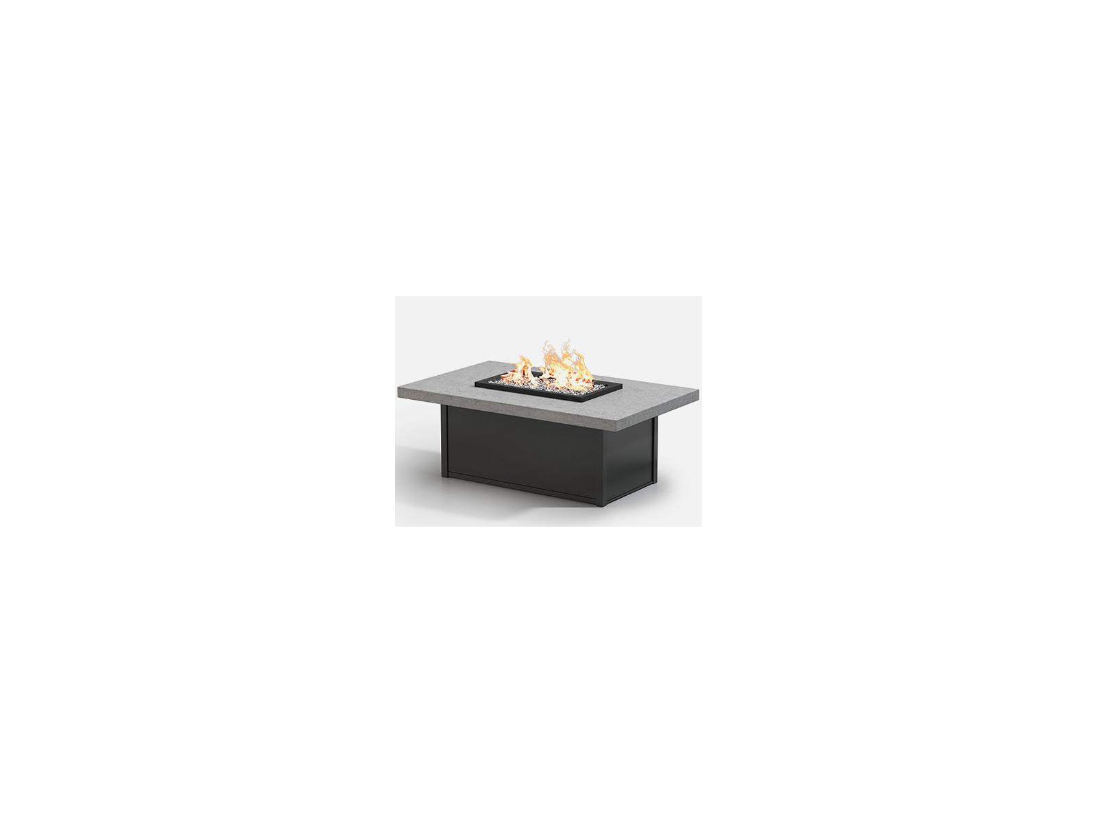 Homecrest Aluminum Rectangular Fire Pit Table Base