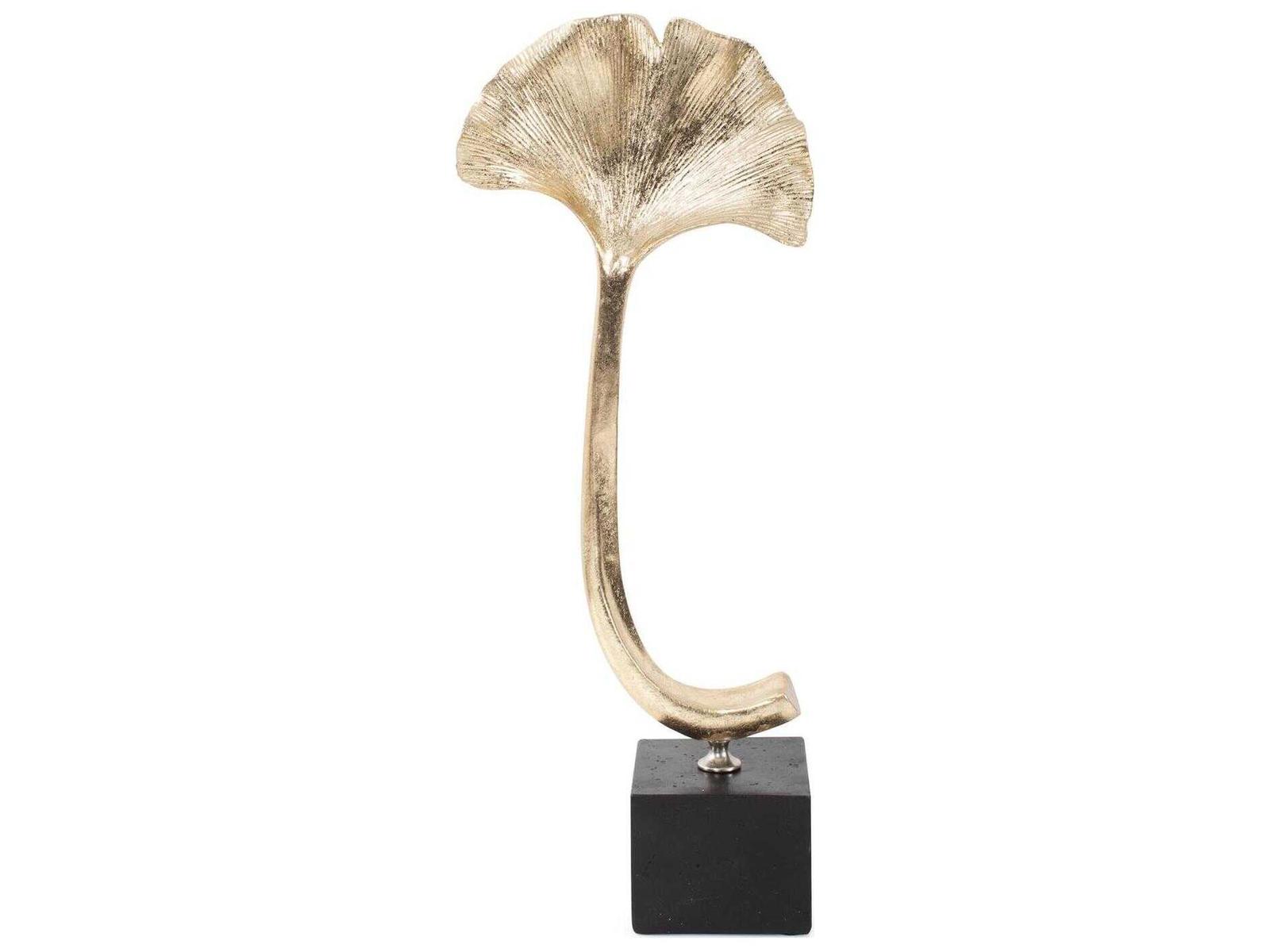 Howard Elliott Gifu Golden Ginkgo Leaf Sculpture