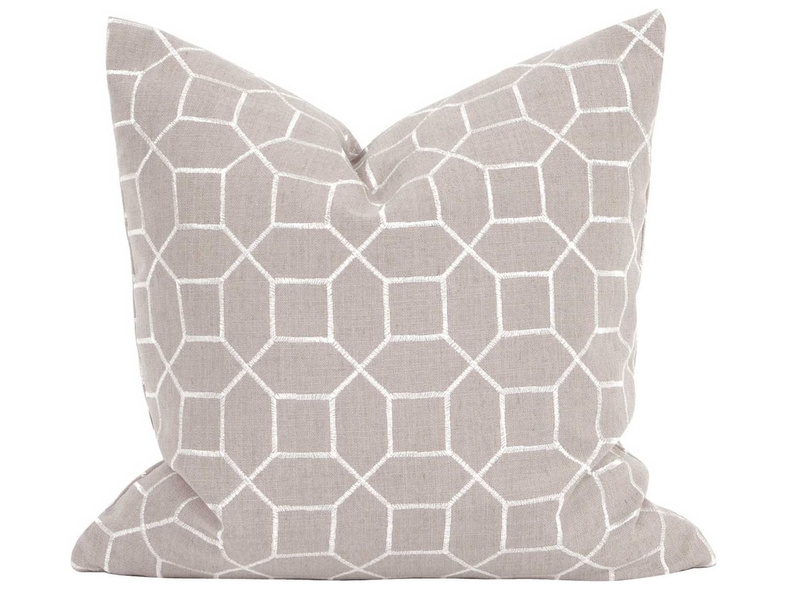 Howard Elliott Davida Kay Trellis Slate 20" x 20" Pillow
