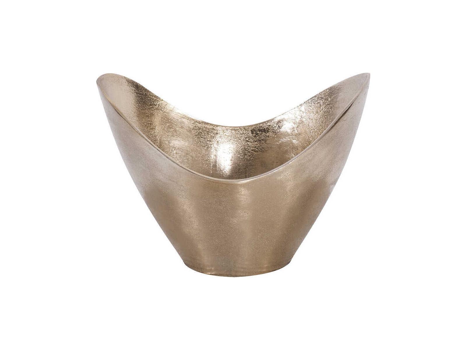 Howard Elliott Gold Hi-Lo Decorative Bowl