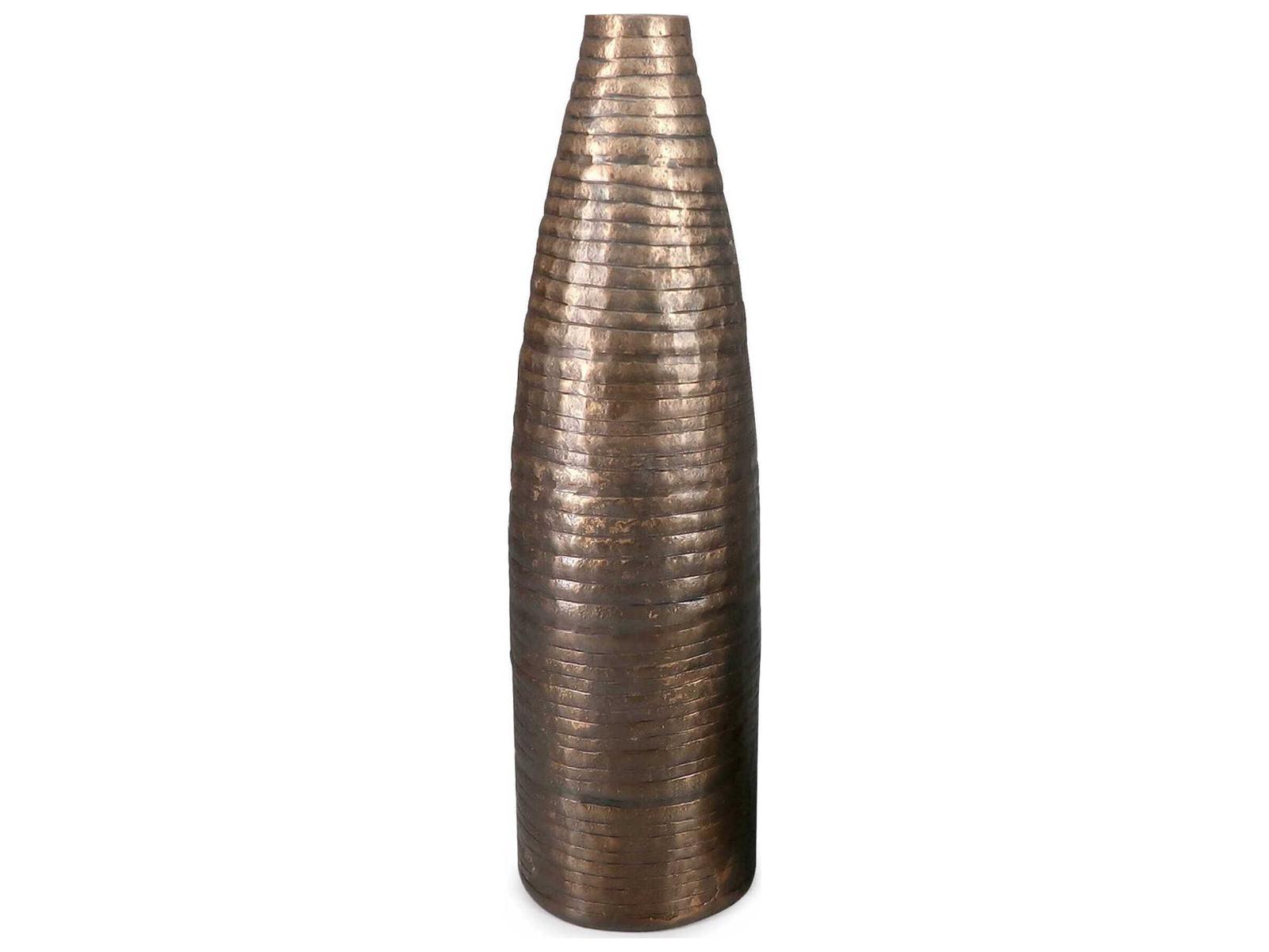 Howard Elliott Circlet Antique Gold Tapered Vase