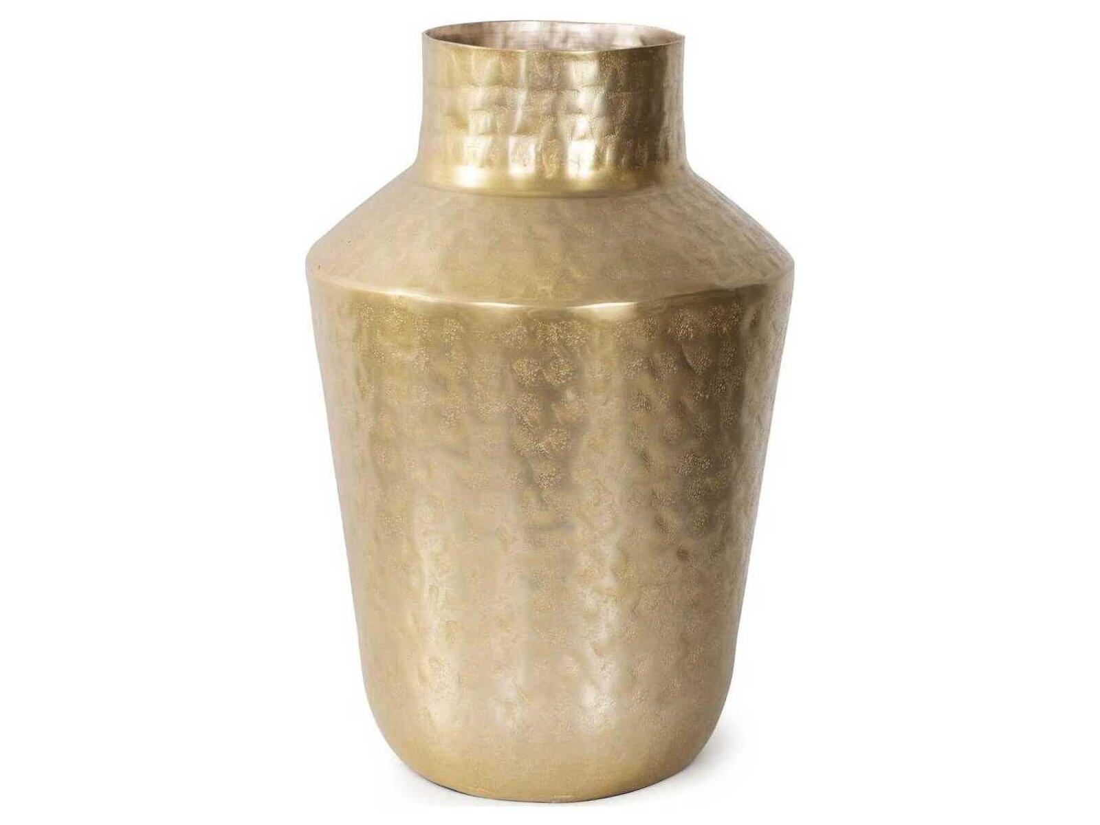 Howard Elliott Espen Matte Gold Wide Mouth Slanted Jar