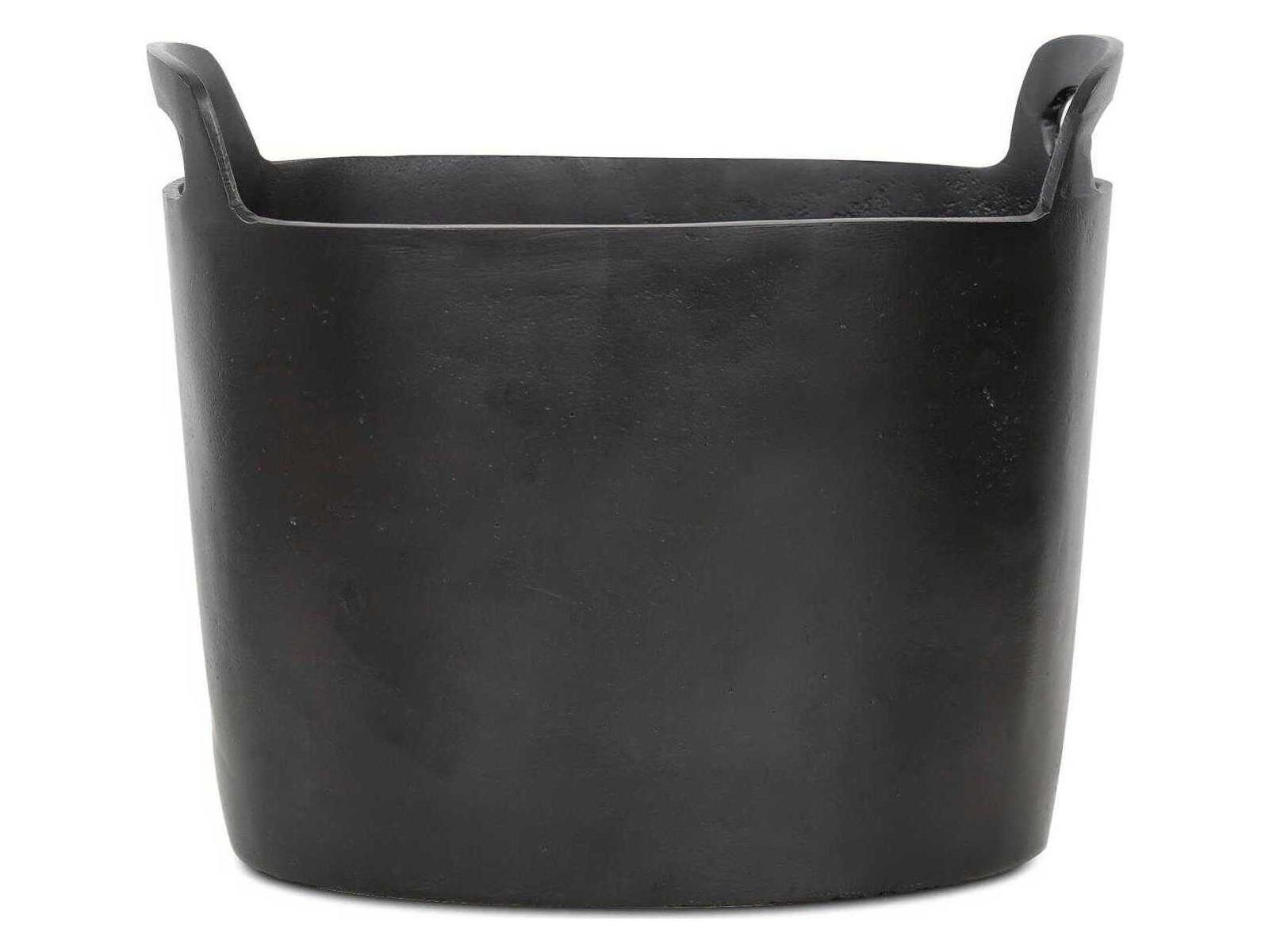 Howard Elliott Zara Ebony Oval Wine Bucket