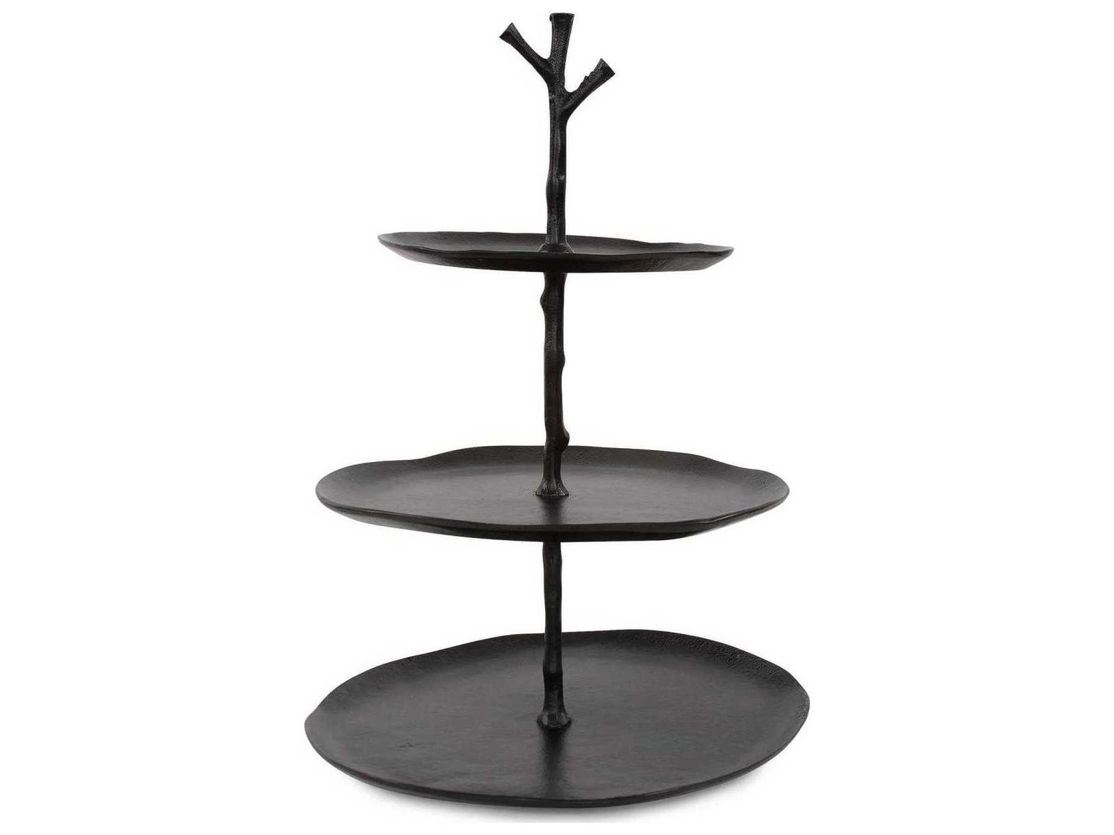 Howard Elliott Zara Three Tiered Contemporary Display Stand