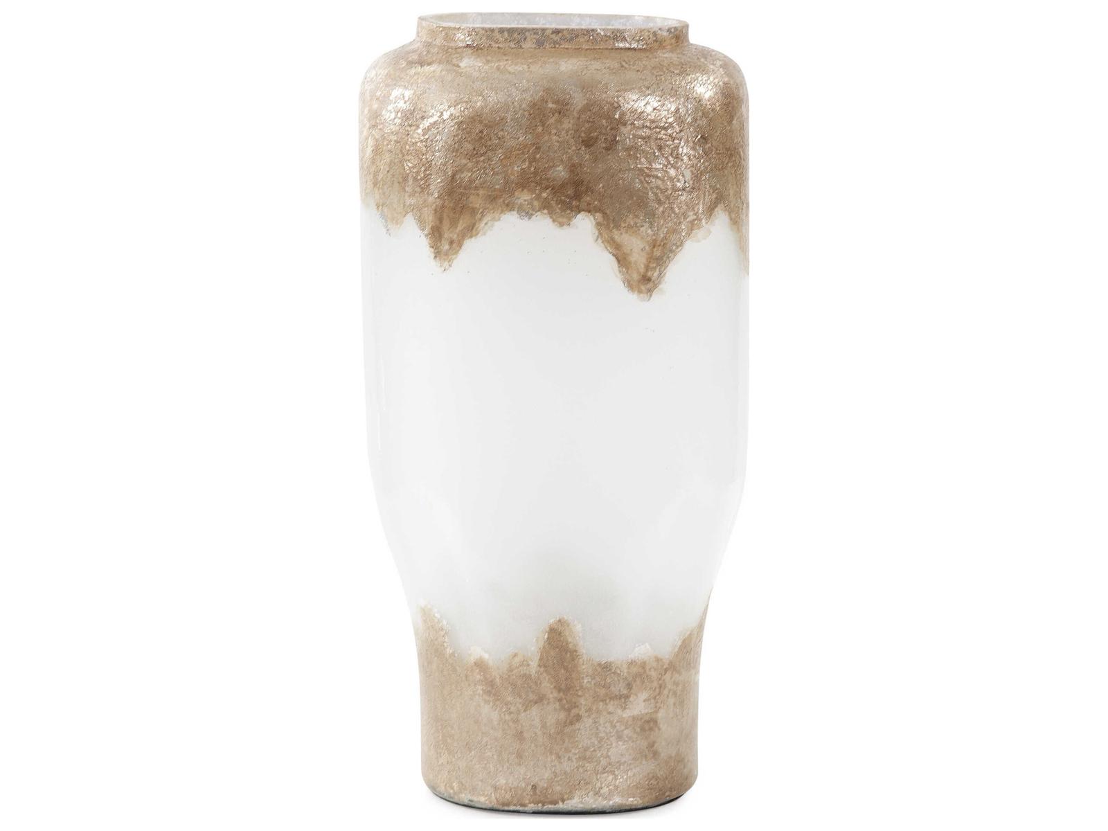 Howard Elliott Midas Iceberg Gold Vase