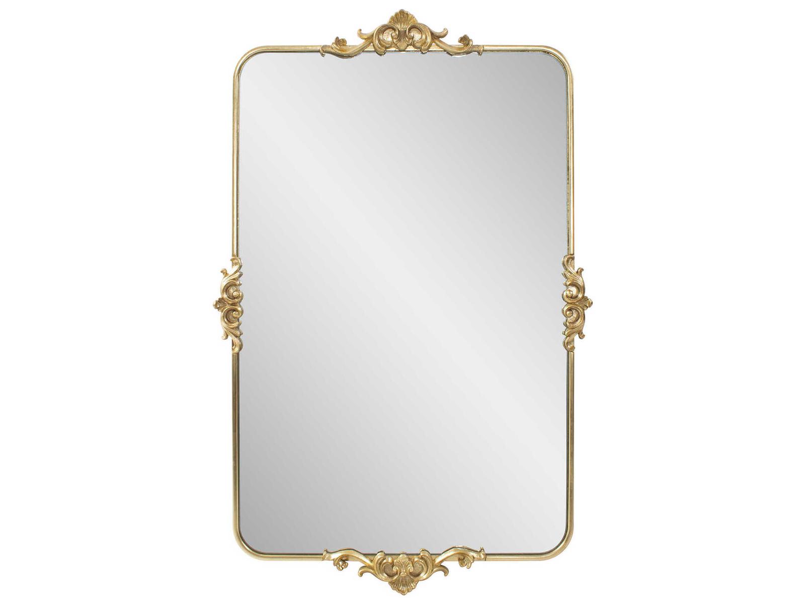 Howard Elliott Wanstead Park Gold Rectangular Wall Mirror