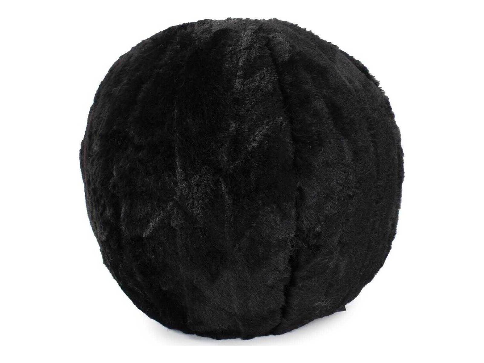 Howard Elliott Angora Ebony Pillow