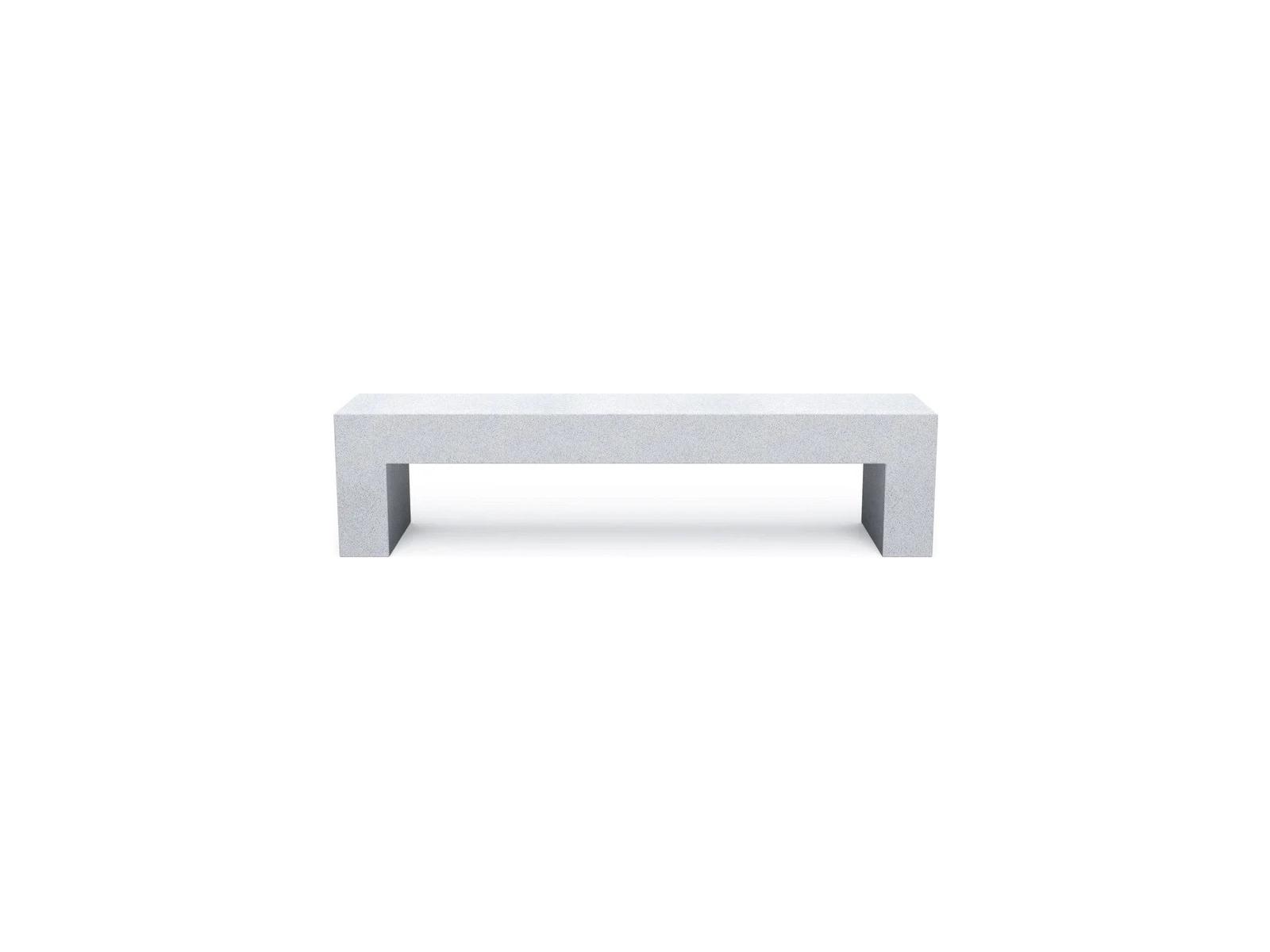 Heller Vignelli Stoned Gray Accent Bench