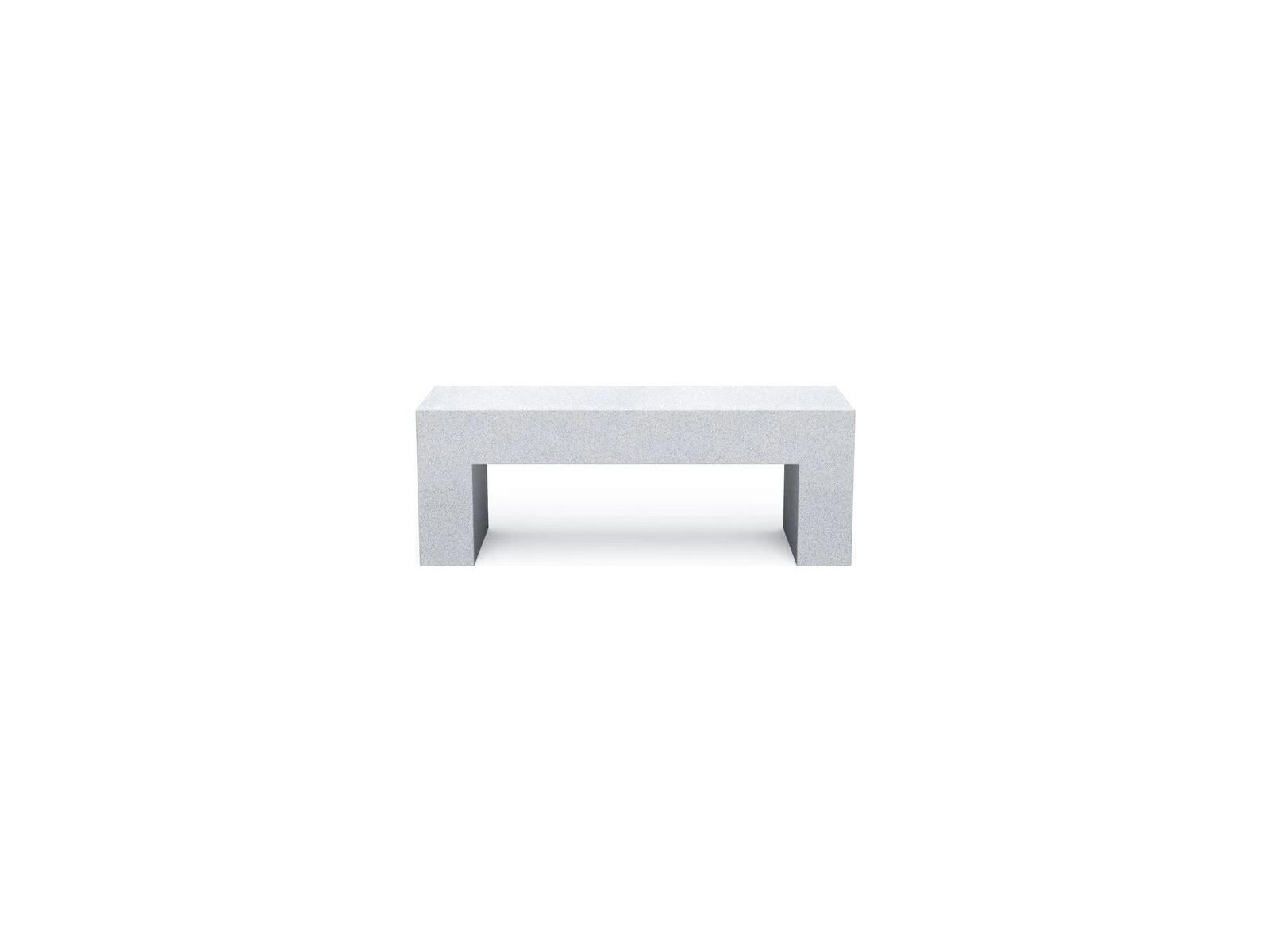 Heller Vignelli Stoned Gray Small Bench