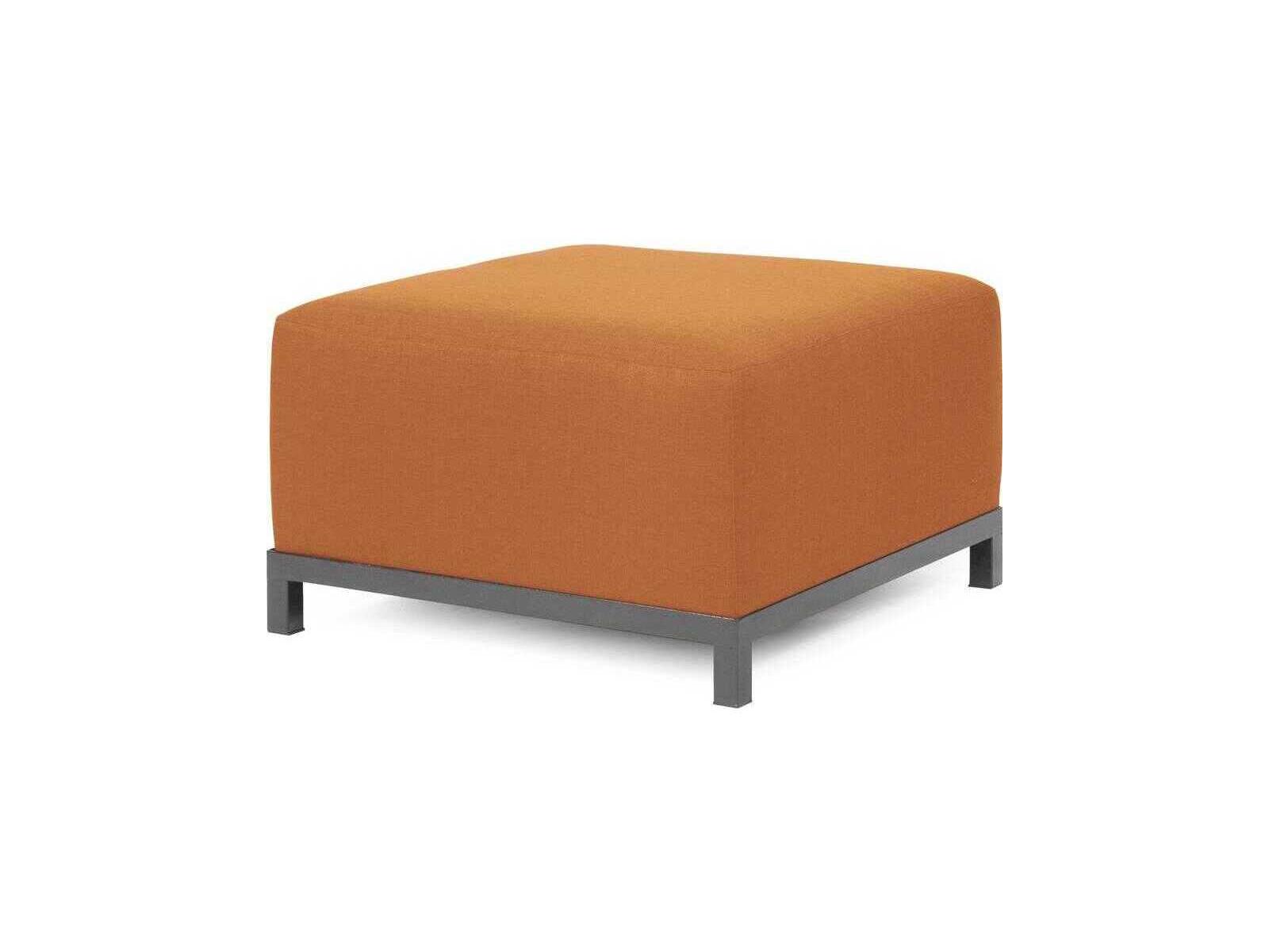Howard Elliott Outdoor Axis Seascape Canyon Fabric Cushion Ottoman