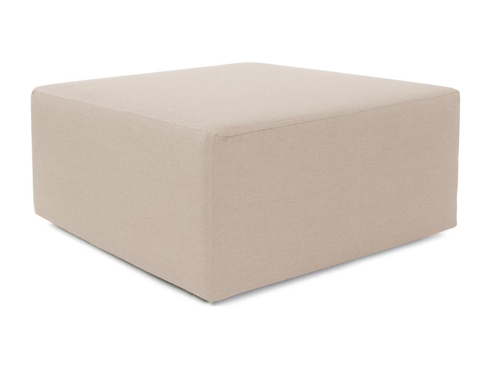 Howard Elliott Outdoor Universal Seascape Sand Fabric Cushion Ottoman