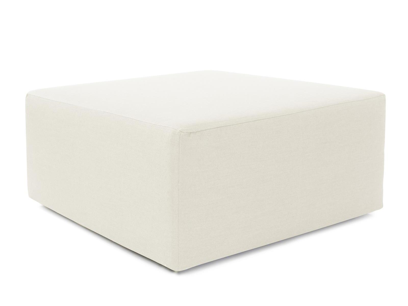 Howard Elliott Outdoor Universal Seascape Natural Fabric Cushion Ottoman