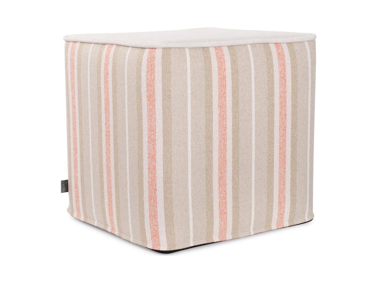 Howard Elliott Outdoor No Tip Dune Terra Fabric Cushion Ottoman