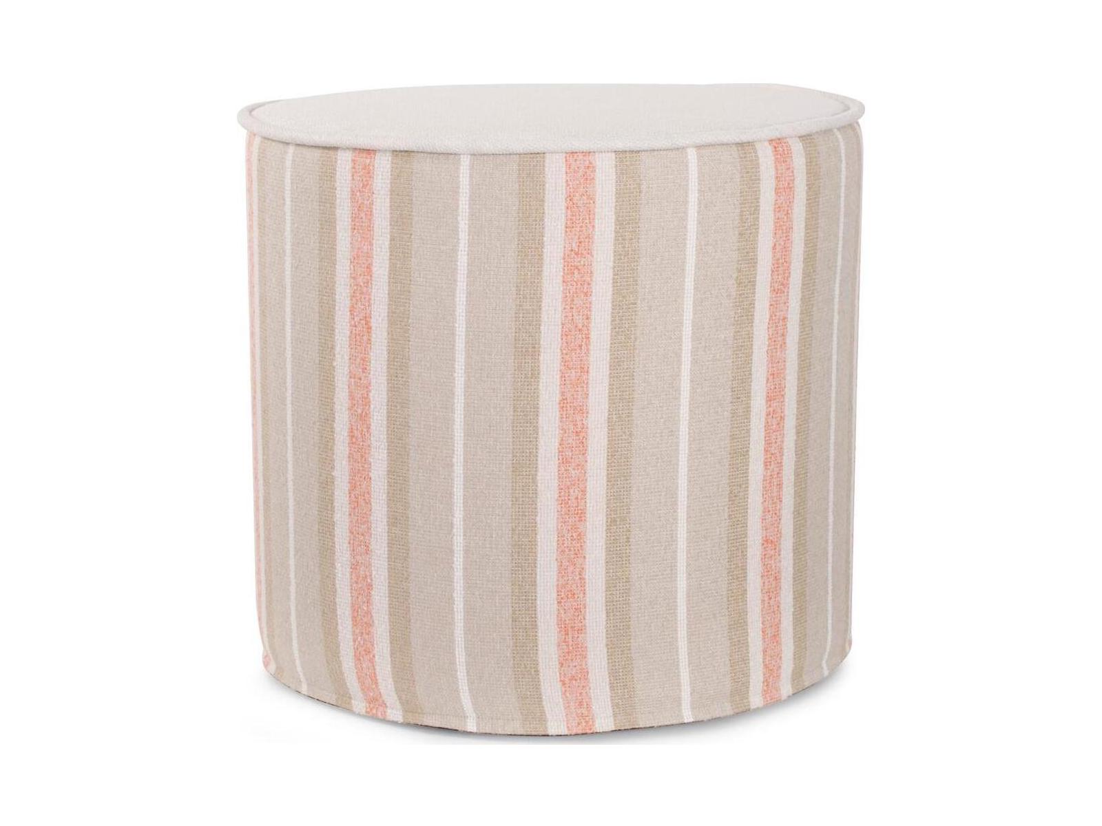 Howard Elliott Outdoor No Tip Dune Terra Fabric Cushion Ottoman