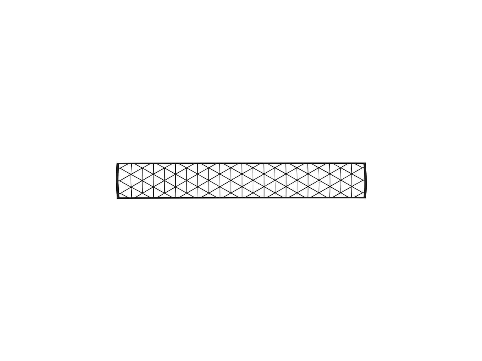 Infratech Dual Element Stainless Steel Black 61'' Contemporary Motif Upgrade Kit
