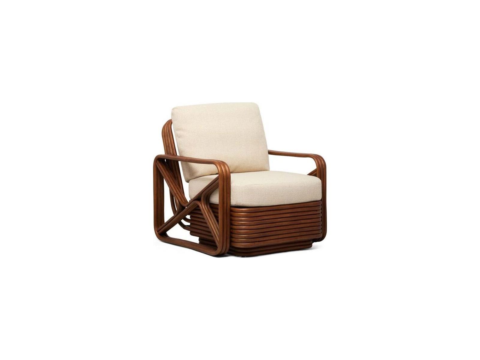 Interlude Home Flagler Lounge Chair - Antique Brown