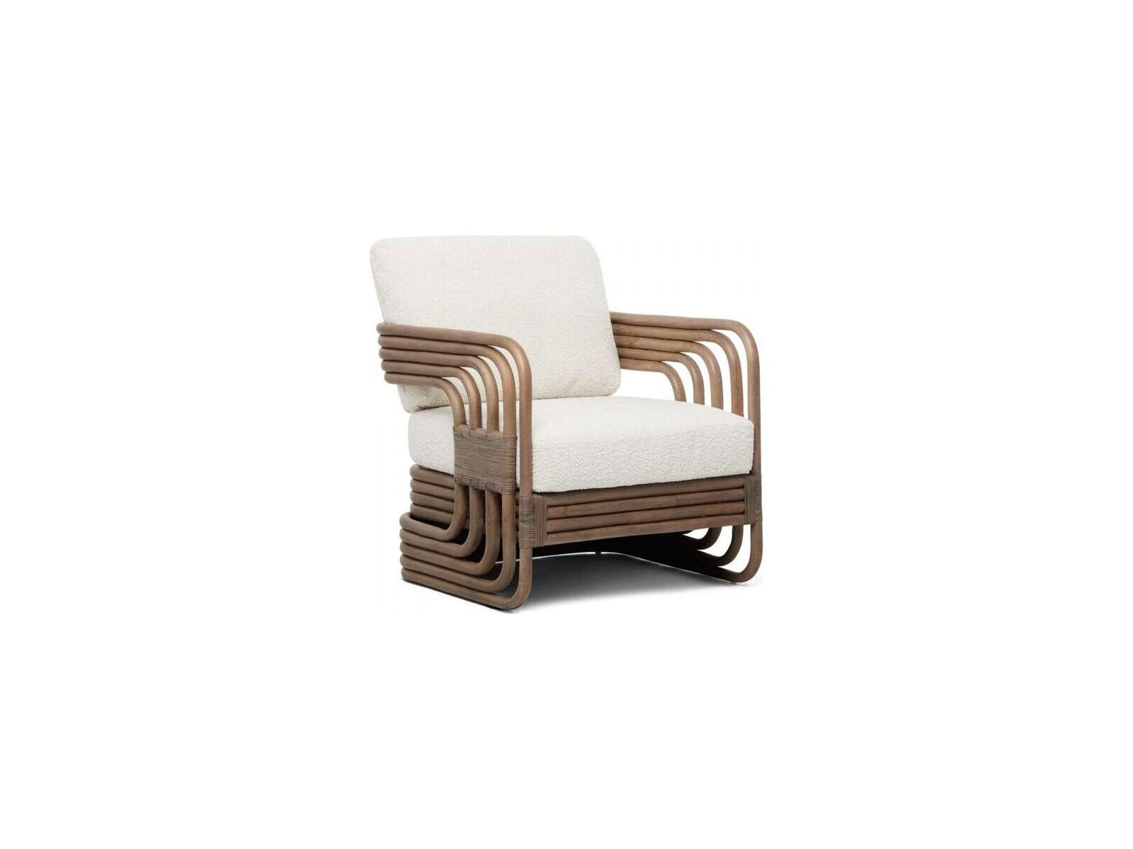 Interlude Home Orchid Lounge Chair - Grey