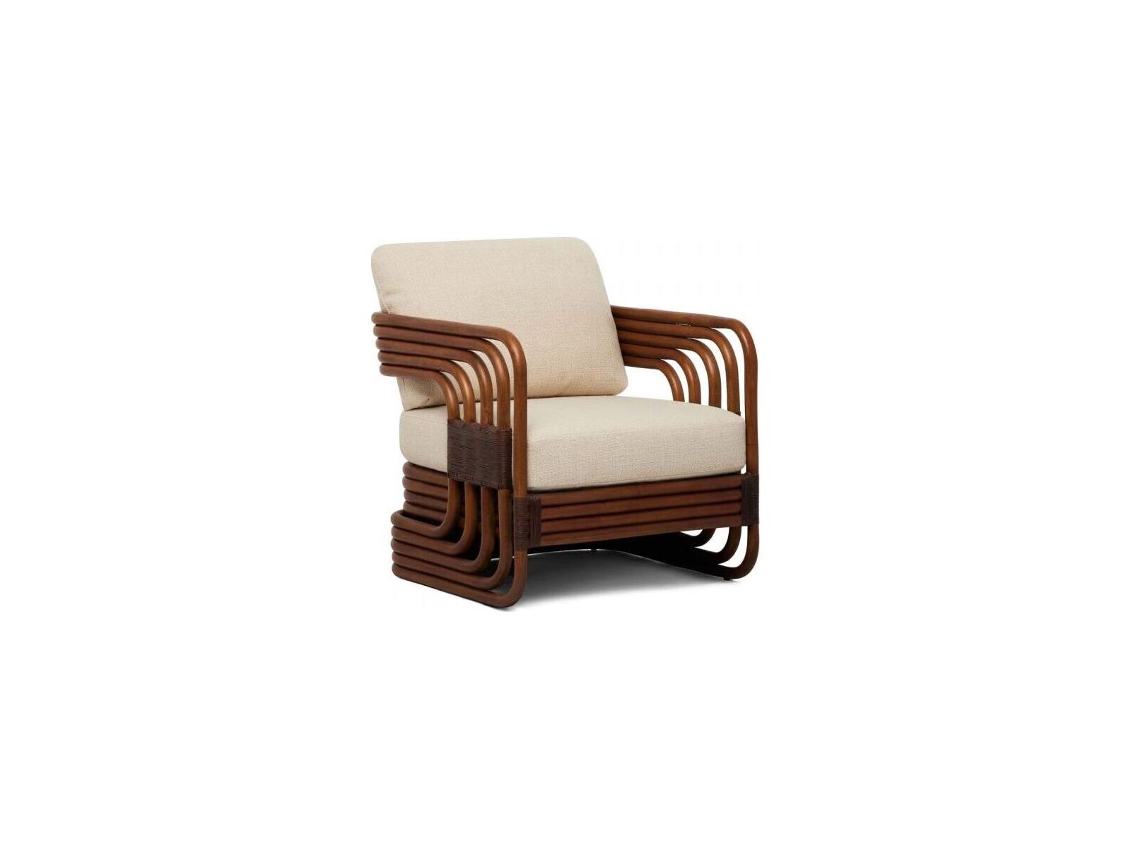 Interlude Home Orchid Lounge Chair - Antique Brown