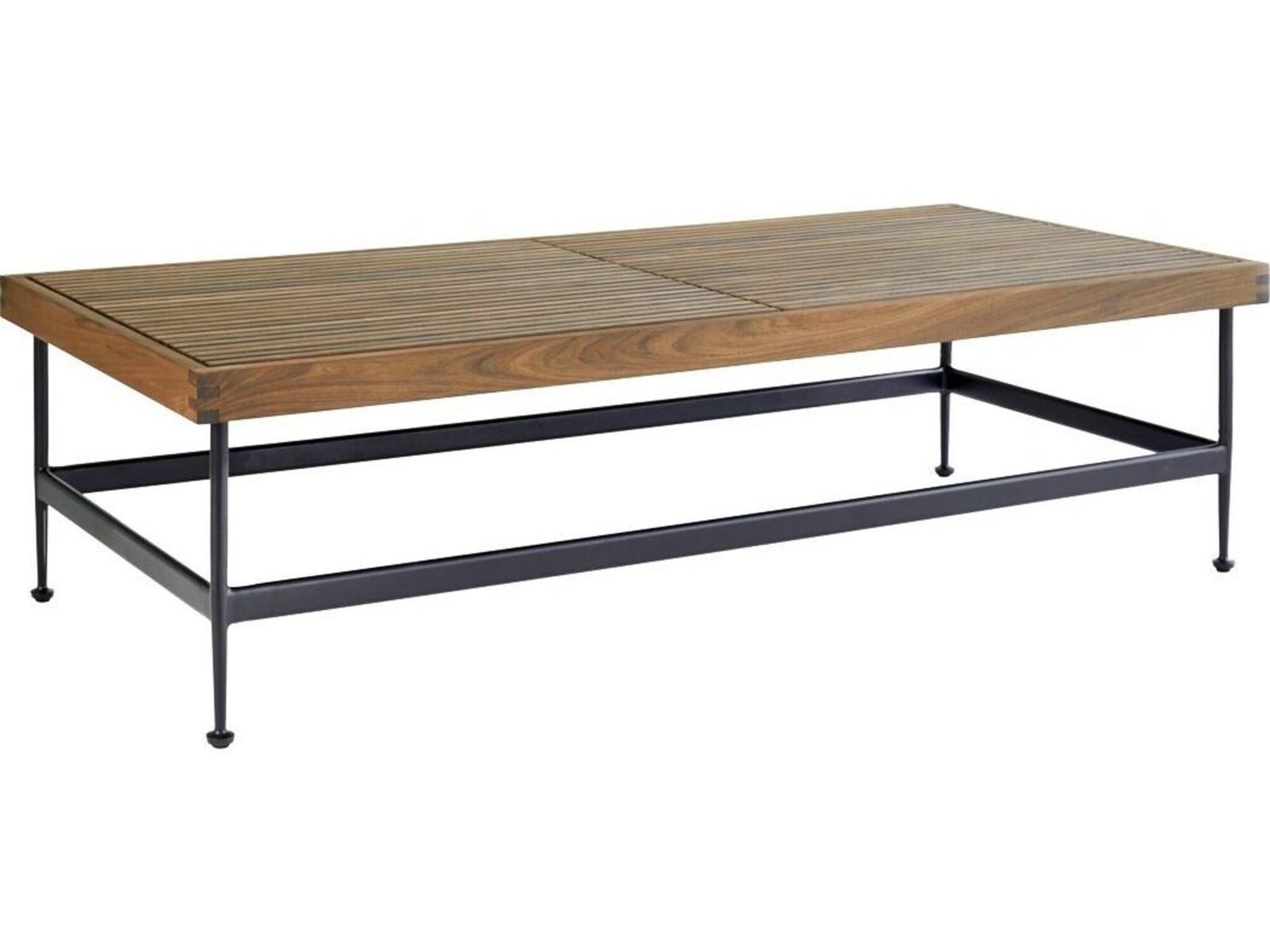 Jensen Outdoor Furniture Jett IPE 60" x 25" Rectangular Coffee Table with LPE Top