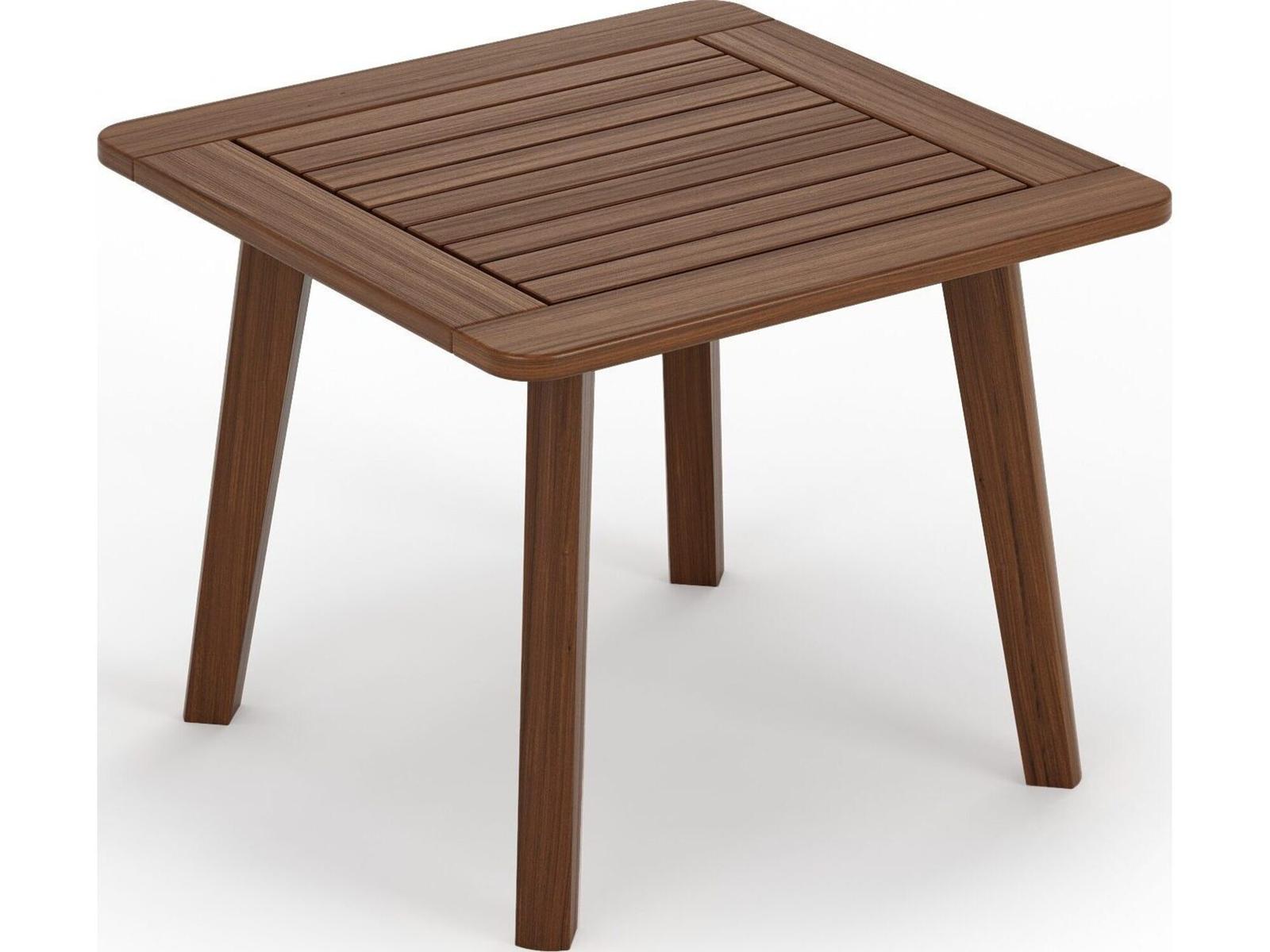 Jensen Outdoor Foundations IPE 20" x 16" Rectangular Side Table
