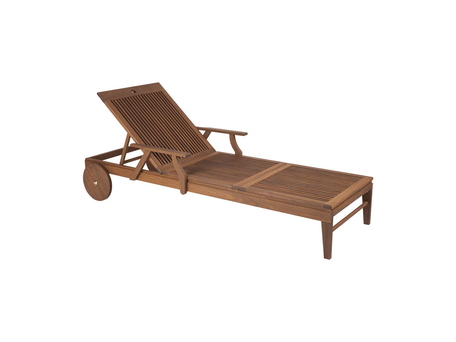 Jensen Outdoor Furniture Opal IPE Patio Chaise Lounge