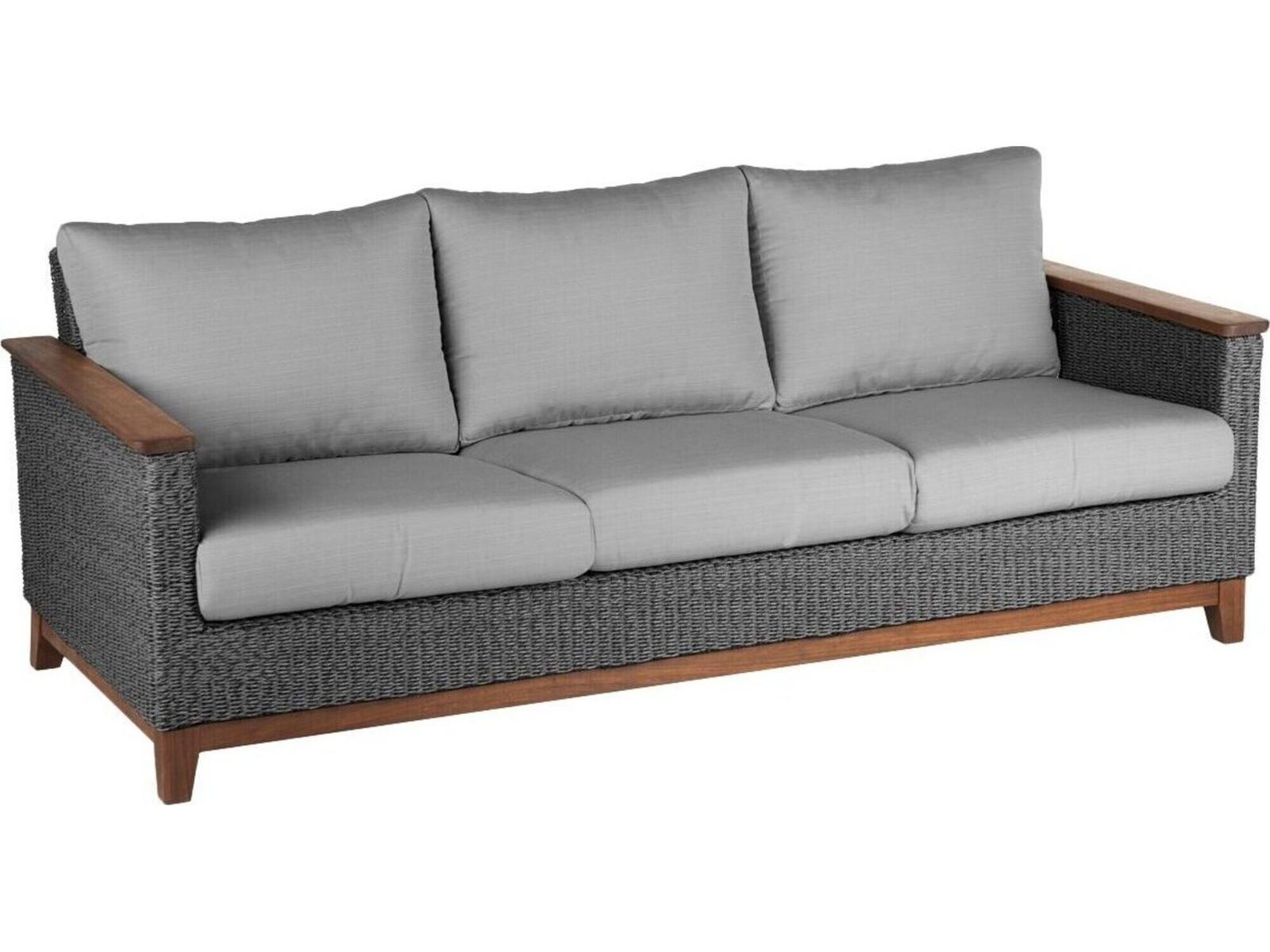 Jensen Outdoor Furniture Coral IPE Sofa /Gray