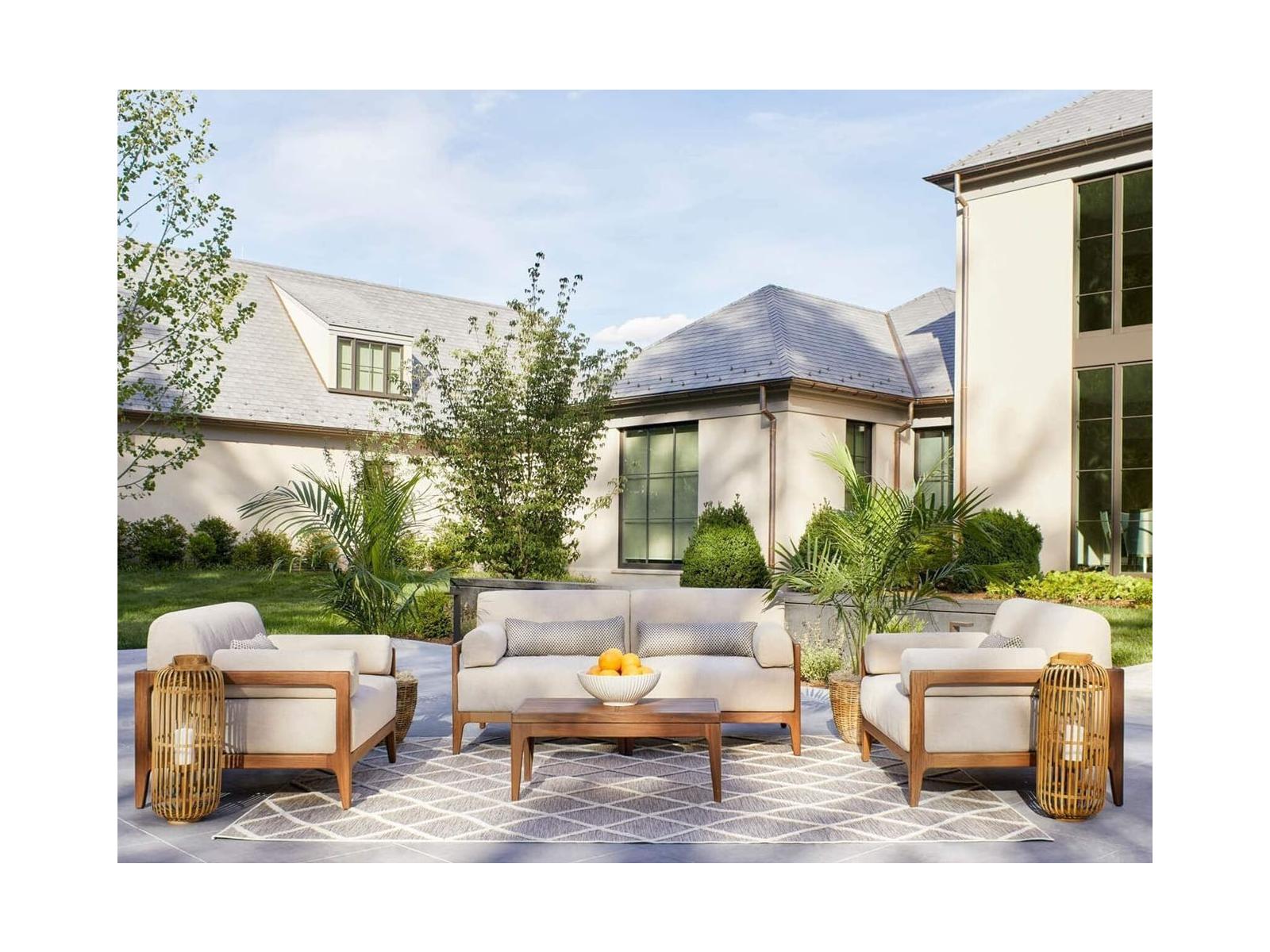 Jensen Outdoor Furniture Mix IPE Lounge Set