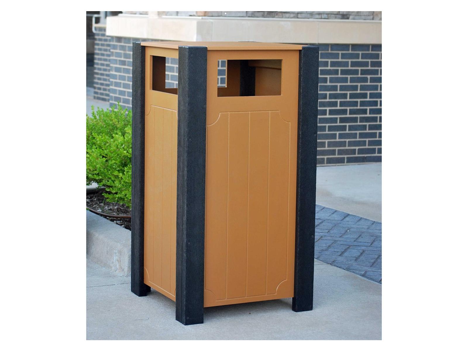Frog Furnishings Recycled Plastic Ridgeview 32 Gallon Receptacles