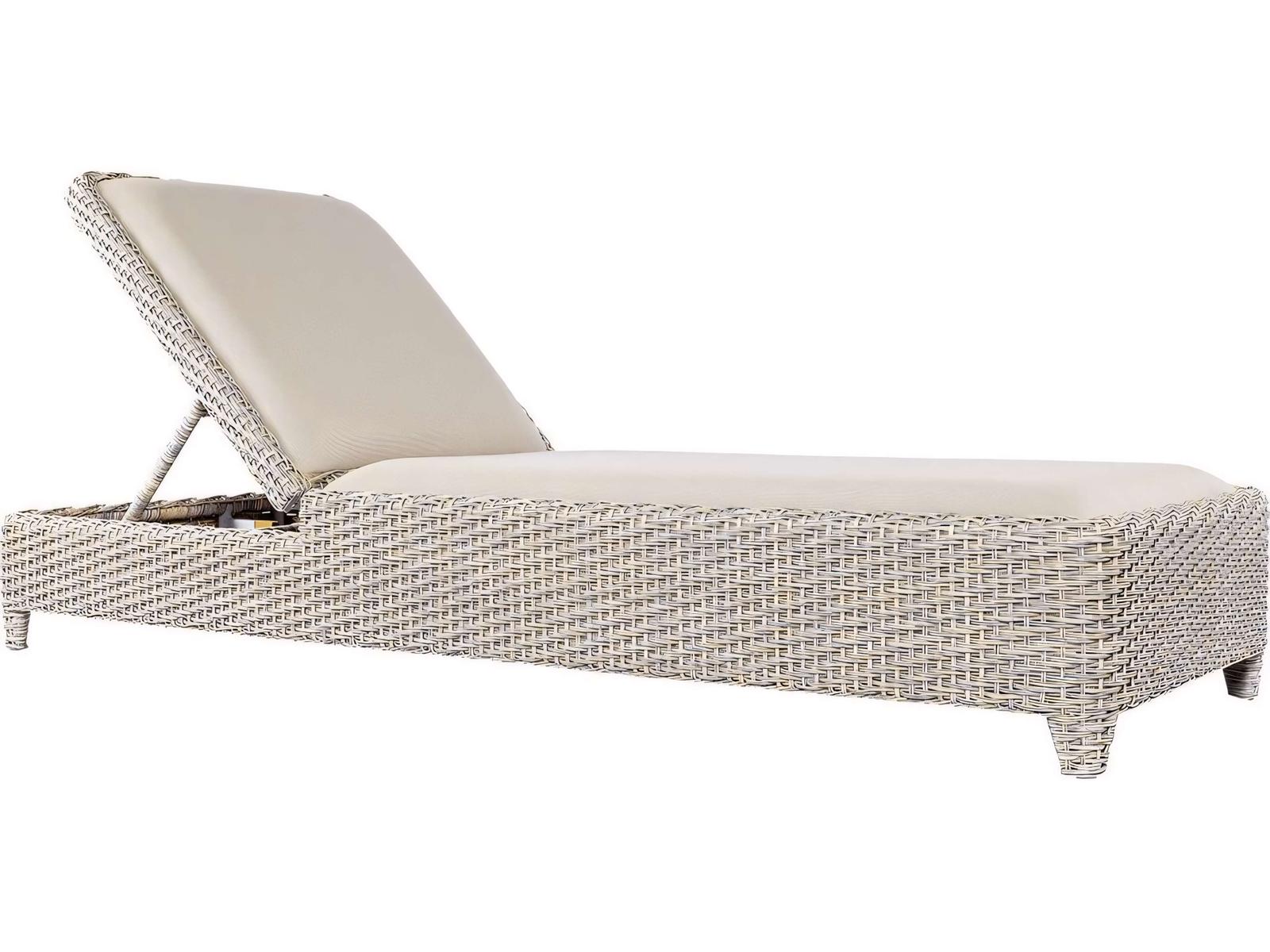 Kingsley Bate Biscayne Wicker Sling Adjustable Chaise Lounge