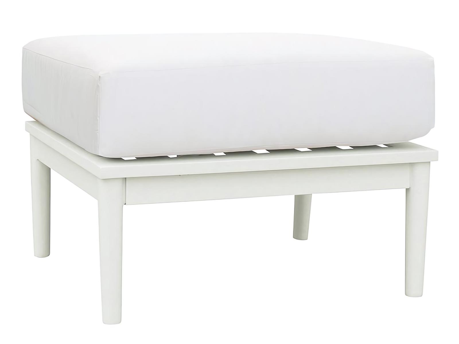 Kingsley Bate Special Order Nevis Aluminum Cushion Ottoman