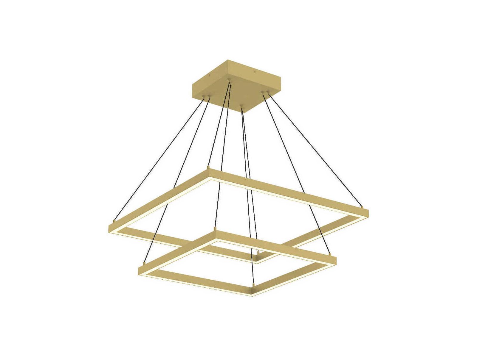 Kuzco Lighting Piazza Brushed Gold Chandelier