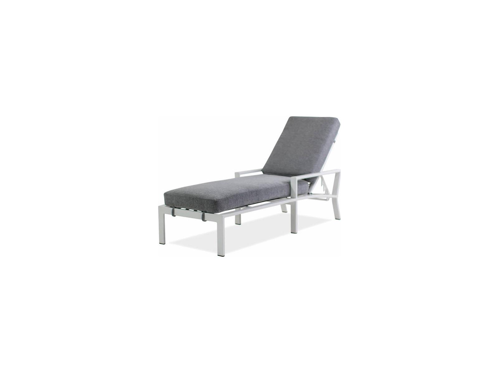 Koverton Parkview Knest Cast Aluminum Single-Outdoor Patio Chaise Lounge