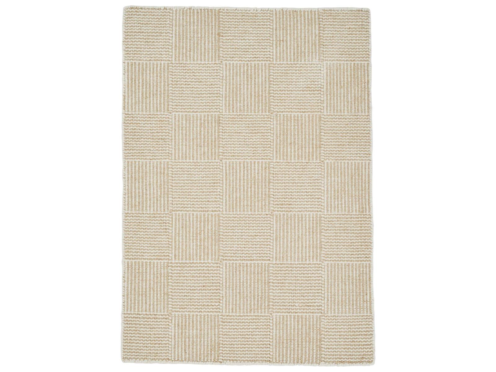 Linie Design Geometric White Area Rug