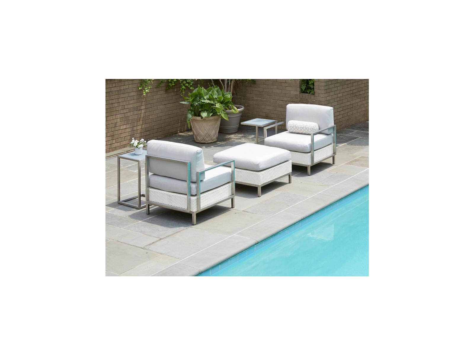 Lloyd Flanders Elements Wicker Cushion Outdoor Lounge Set