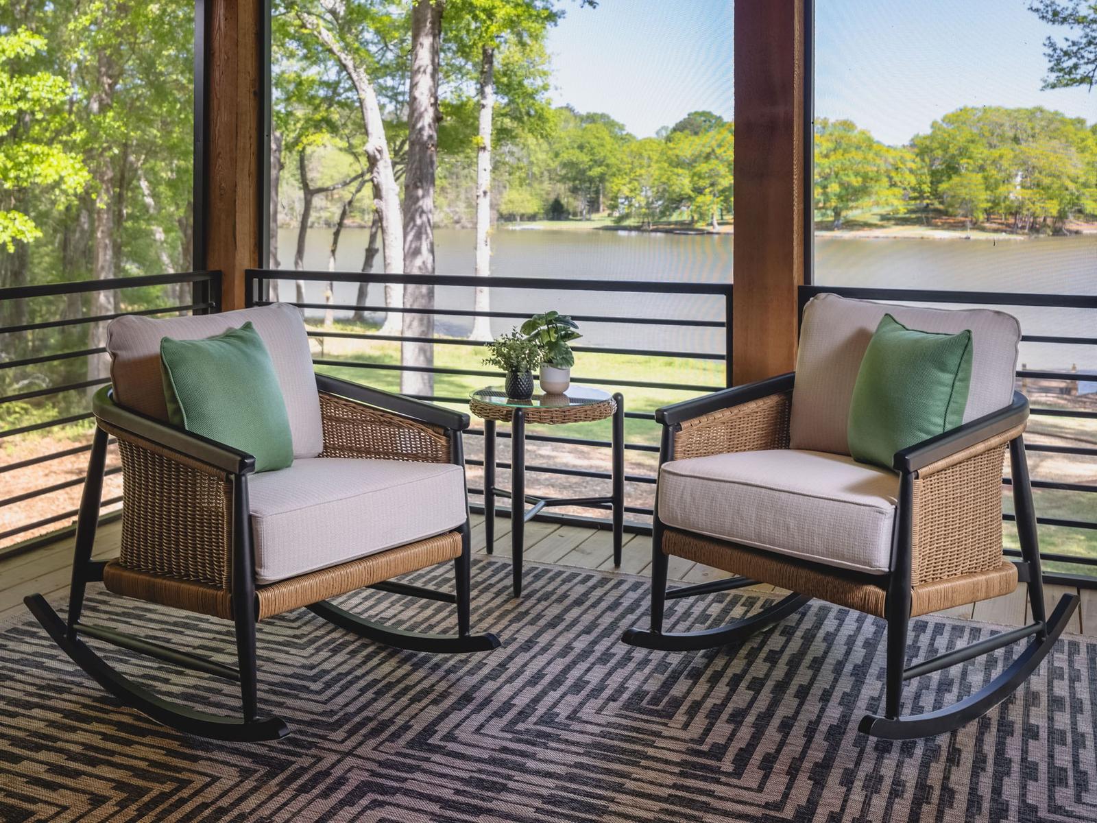 Lloyd Flanders Galloway Aluminum Cushion Lounge Set