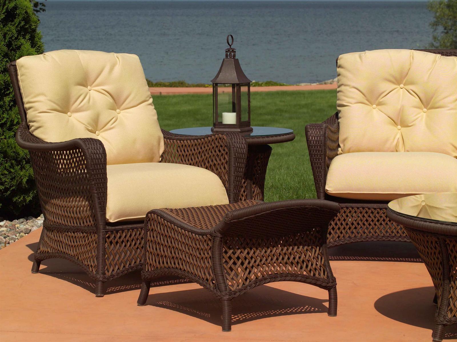 Lloyd Flanders Grand Traverse Wicker Outdoor Lounge Set