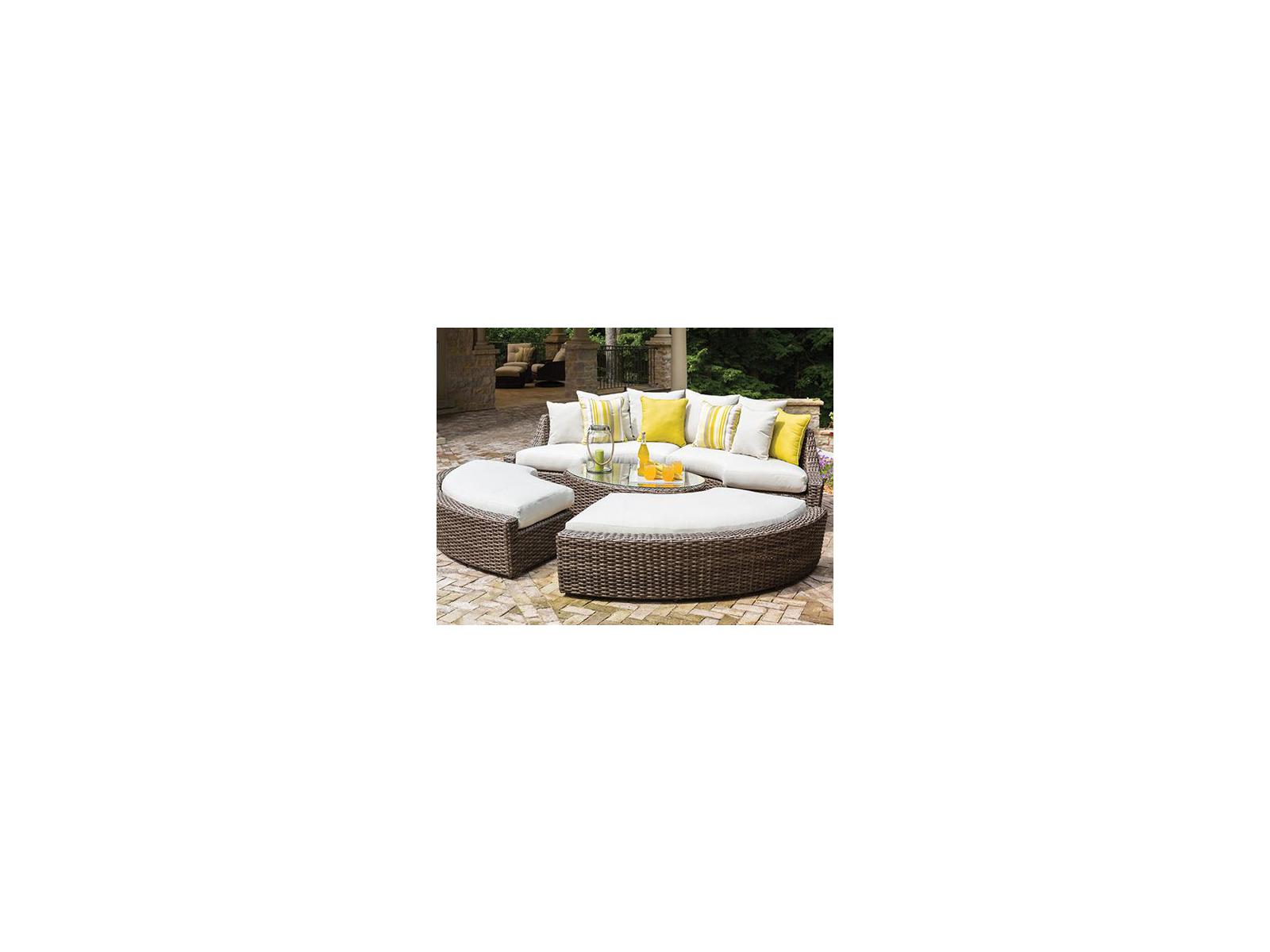 Lloyd Flanders Largo Wicker Cushion Outdoor Patio Lounge Set